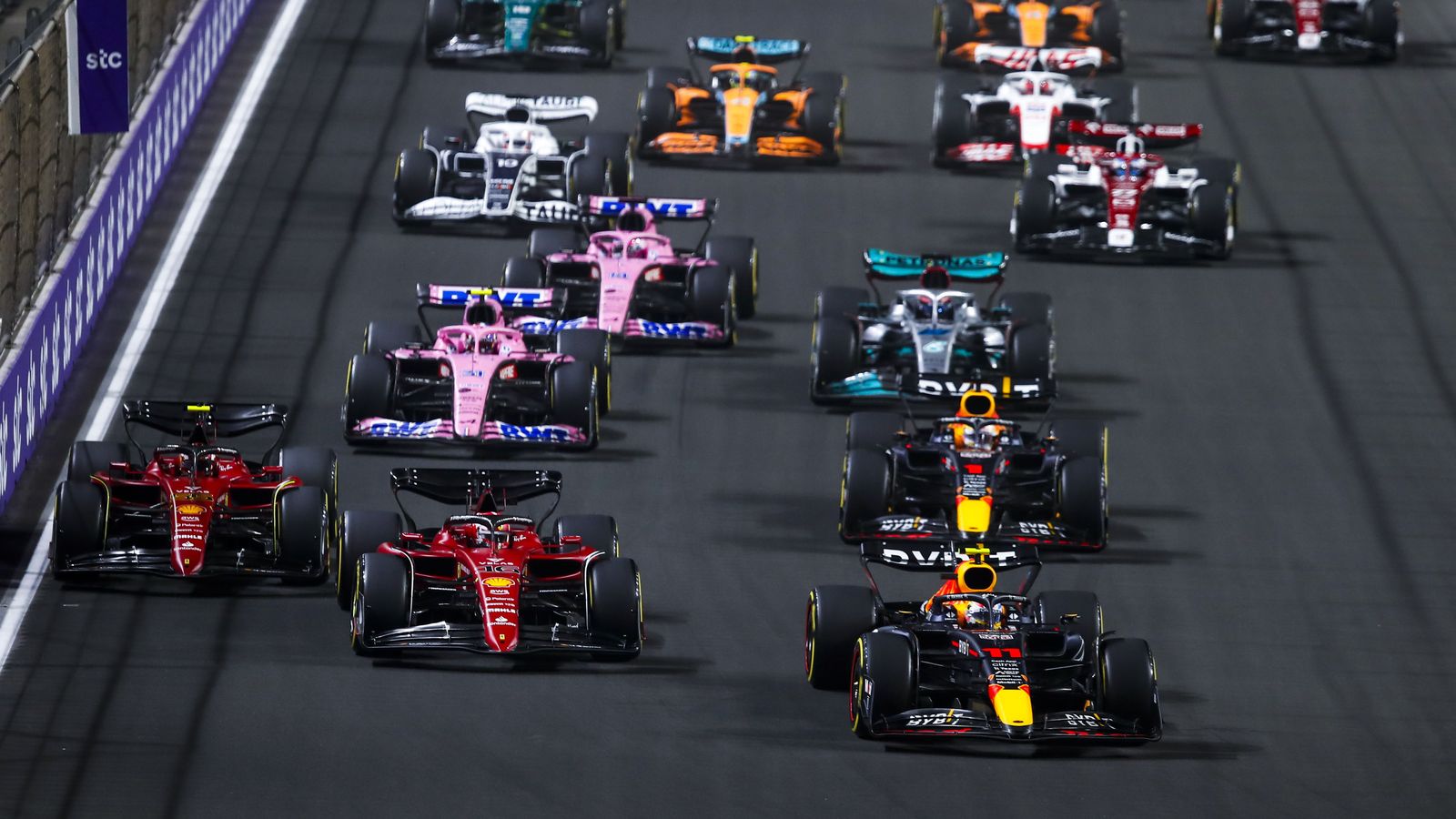 Imagen de la salida de la carrera.