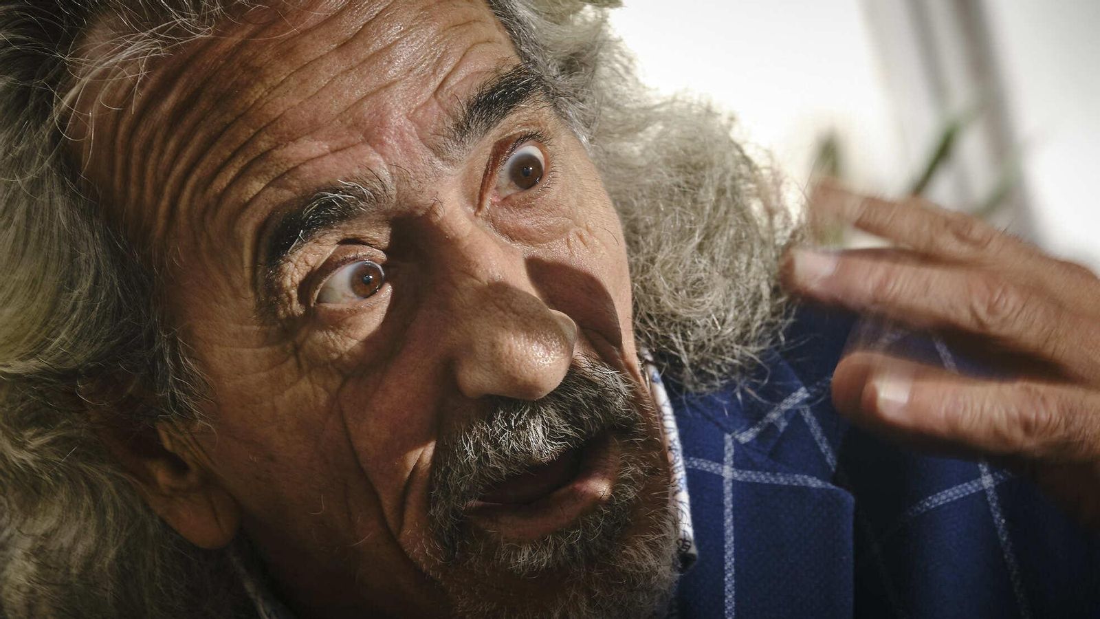 Capullo de Jerez, durante la entrevista.