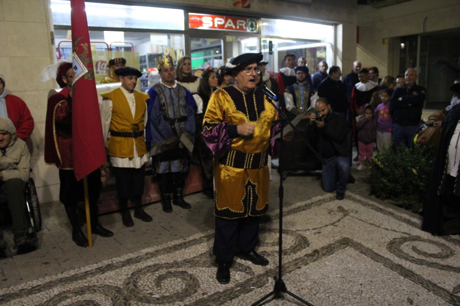Representación histórica del Terremoto de Vera de 1518