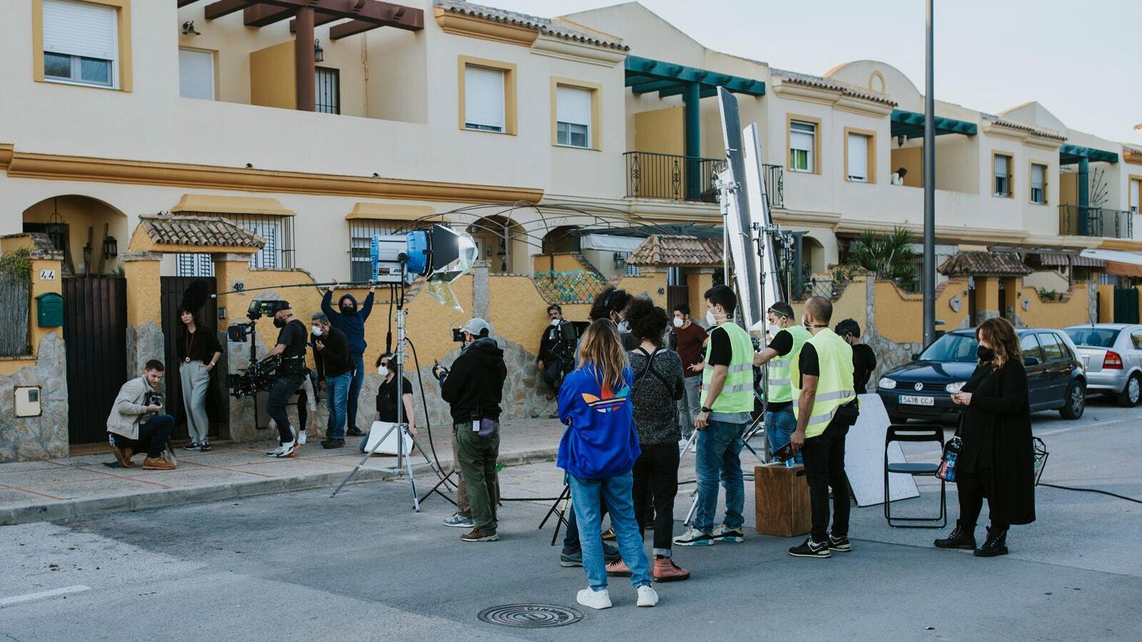 Grabación de la película 'Lobo Feroz' en San Fernando.