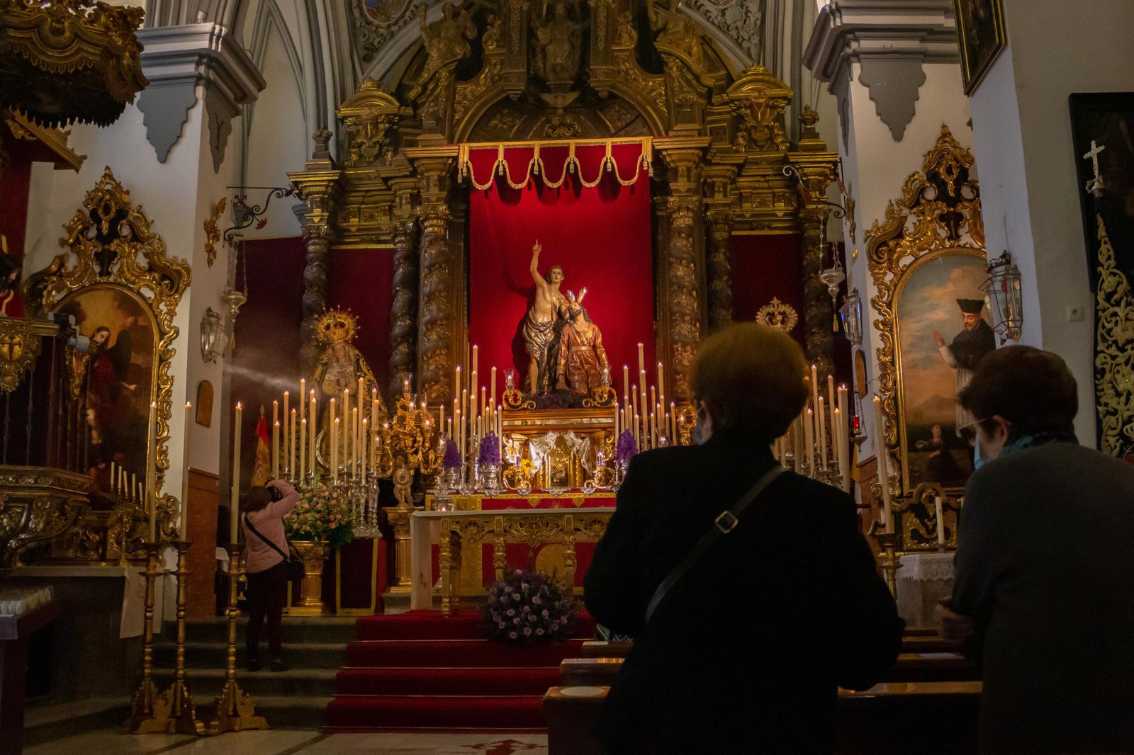 Imágenes de la hermandad del Huerto en las Comendadoras