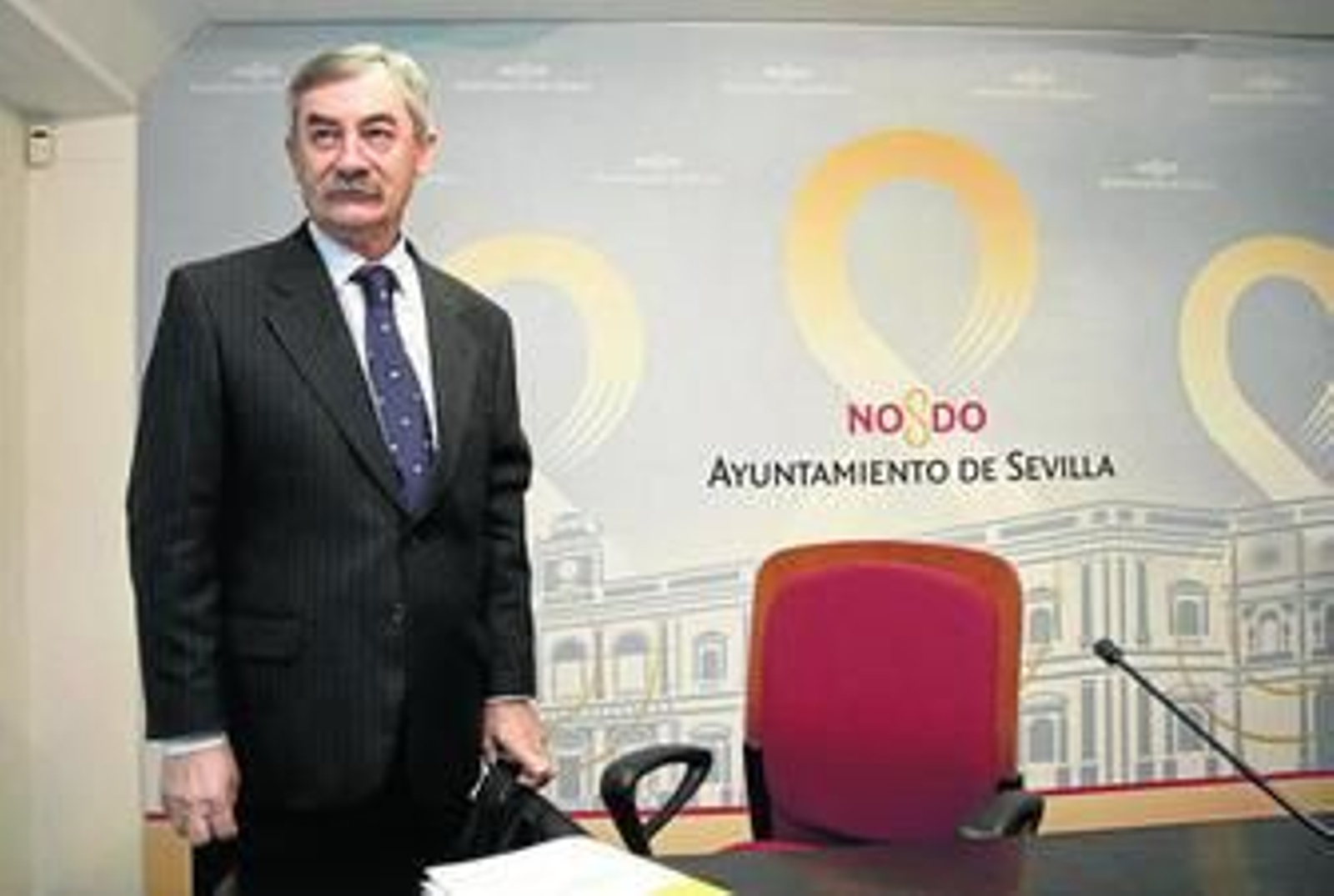 El delegado de Movilidad y Seguridad, Demetrio Cabello, responsable político de la Policía Local.