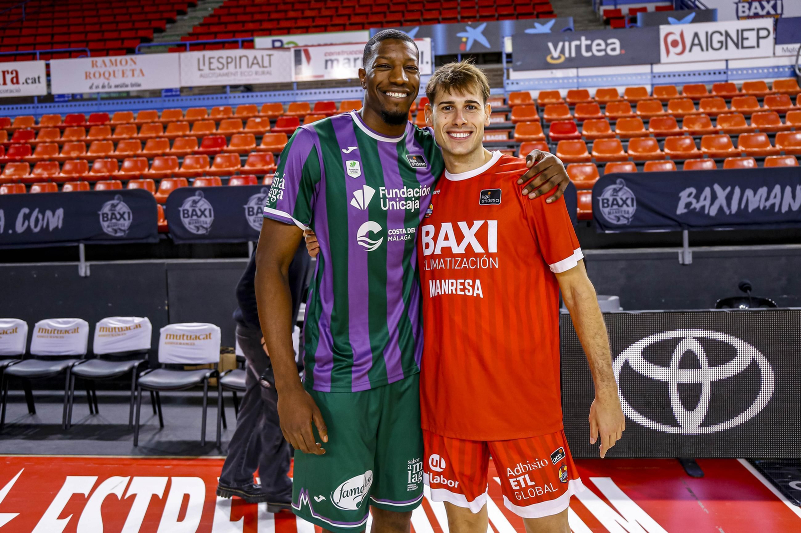 El Baxi Manresa-Unicaja, en fotos