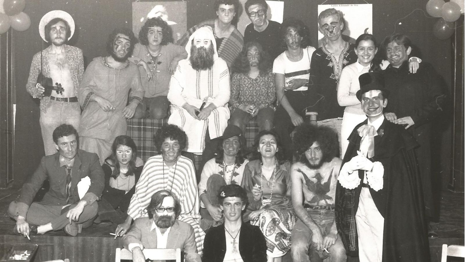 Los componentes de Marejada a principios de los años 70