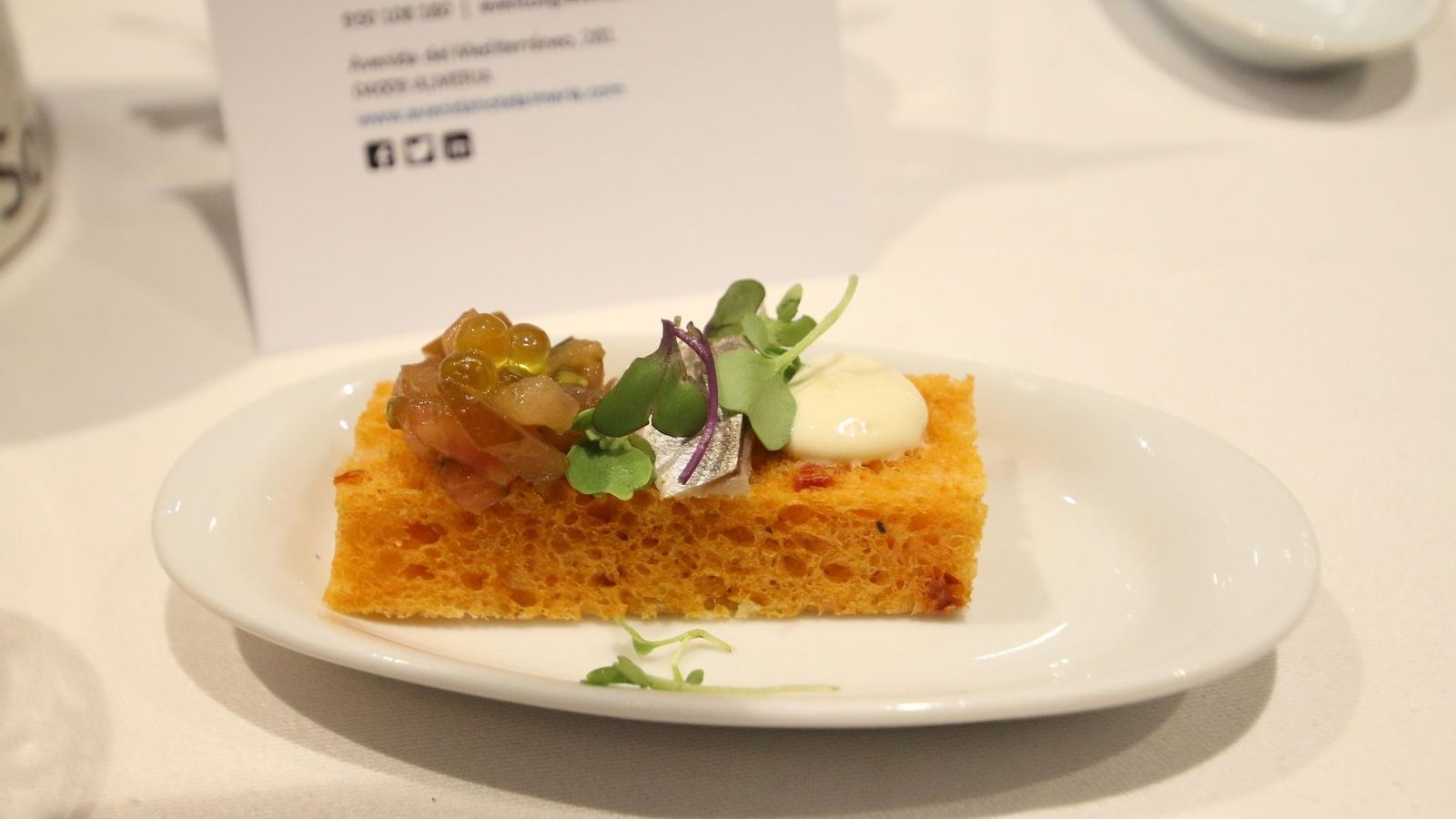 Una de las recetas elaboradas por Tony García.