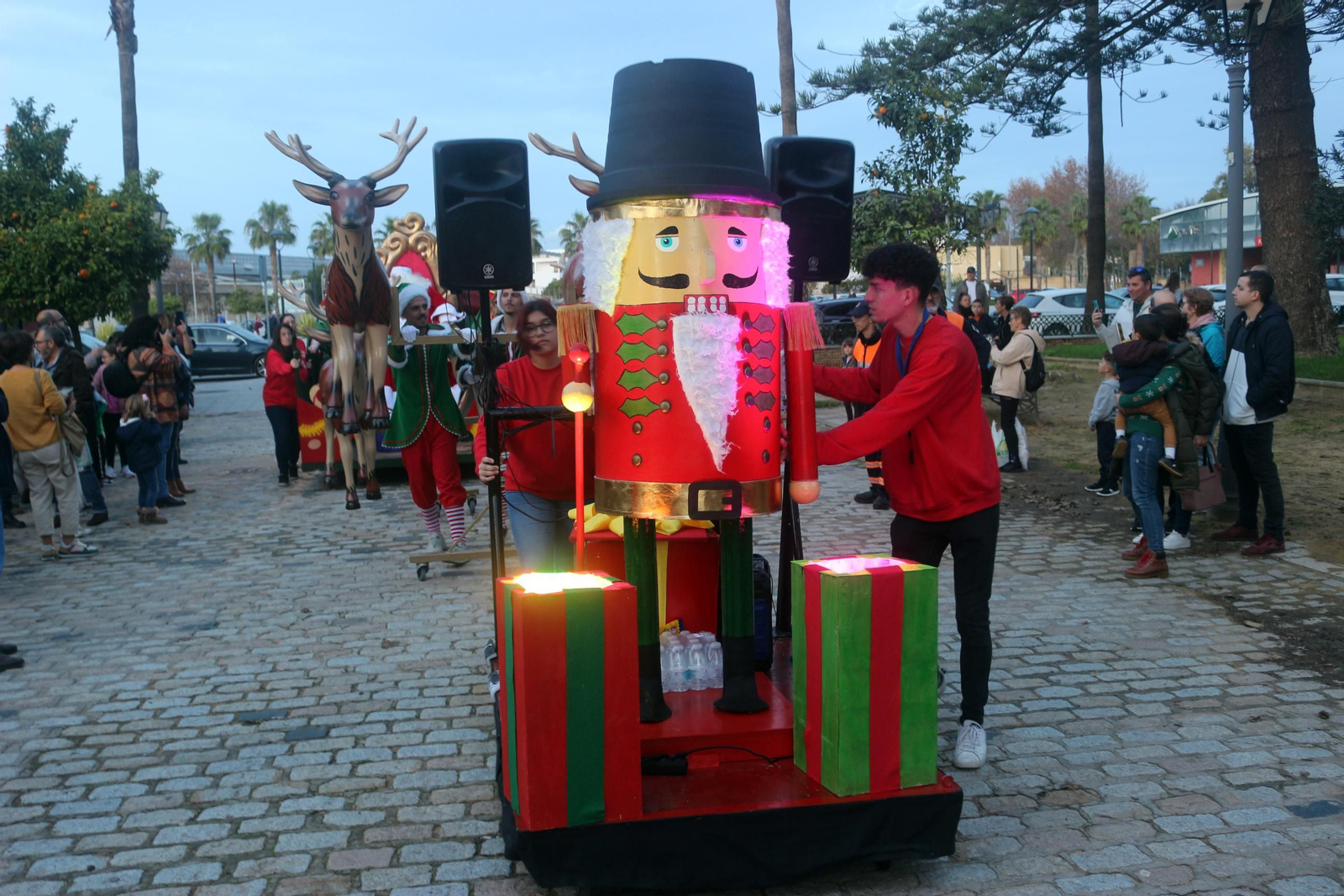 Visita de Papá Noel a Puerto Real