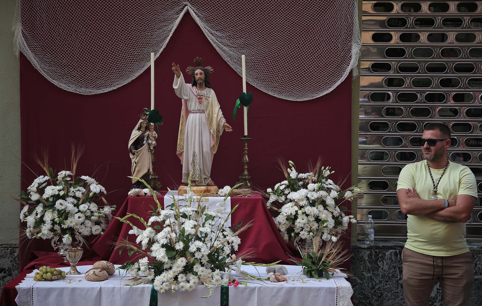 Las imágenes de la celebración del Corpus Christi en La Línea