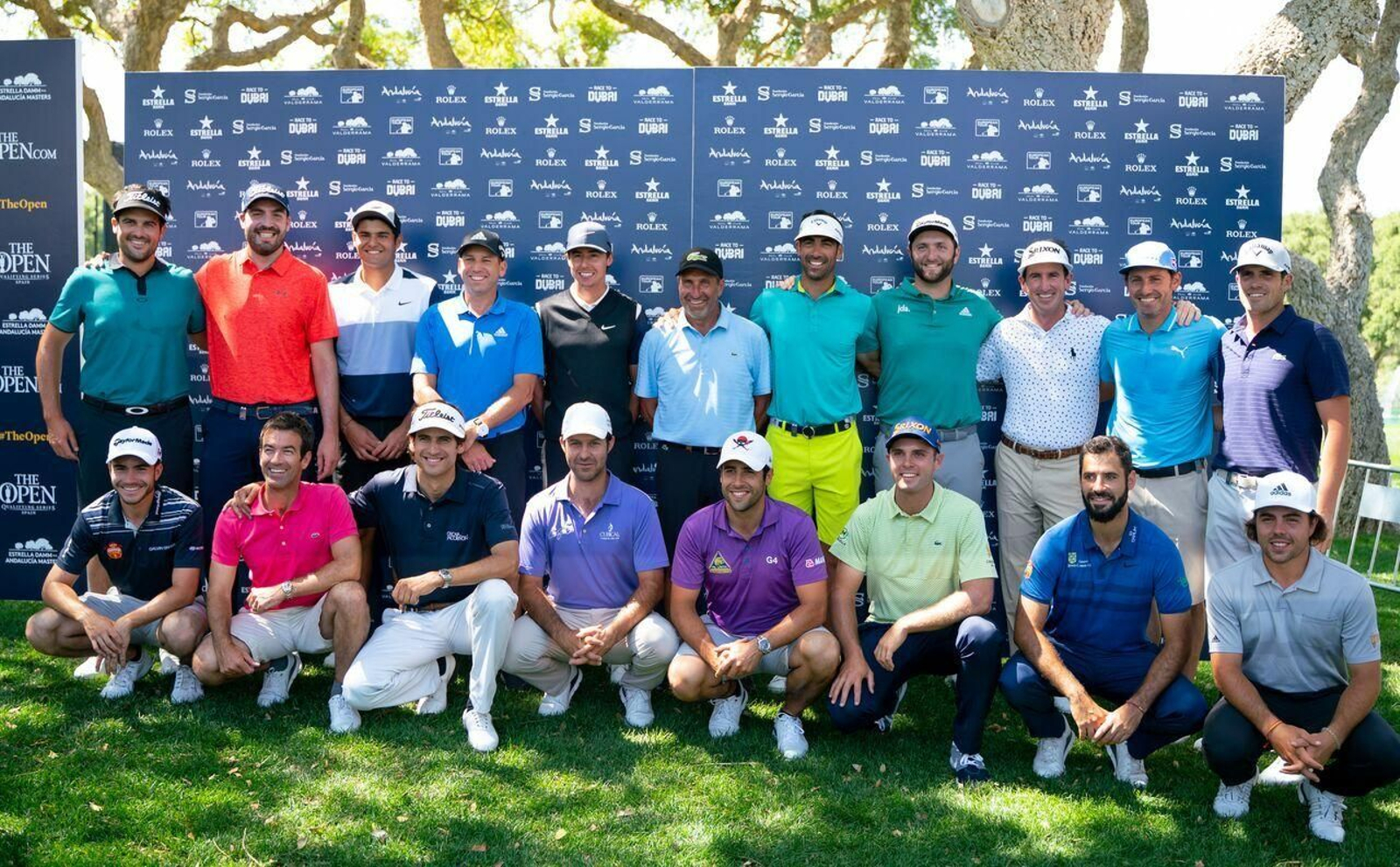 La fiesta de los españoles en Valderrama