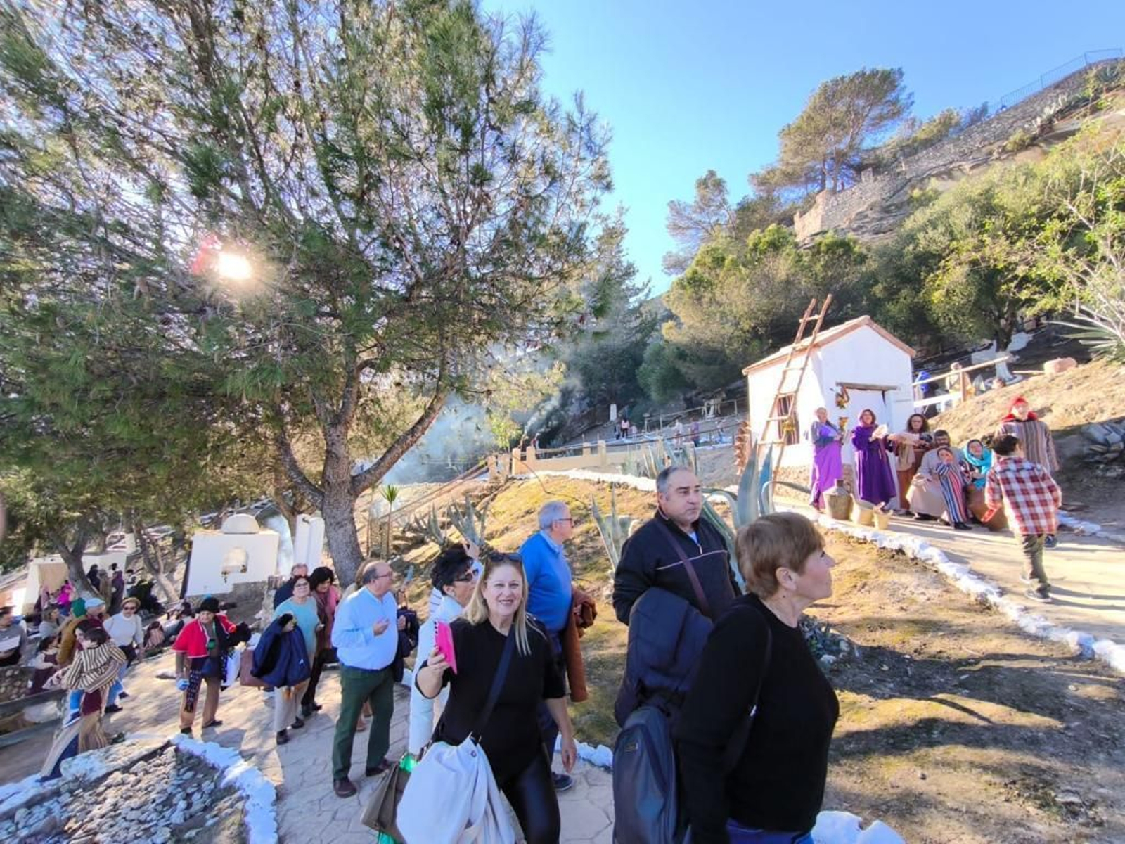 Las imágenes del belén viviente de Espera