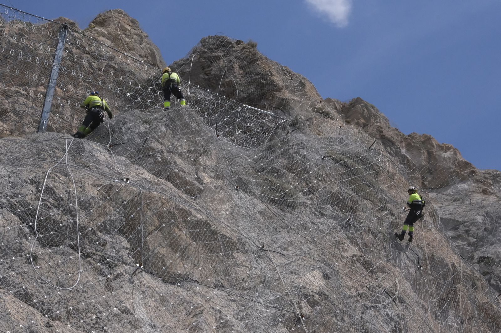 Fotogalería visita obras carretera El Cañarete-Almería-Aguadulce