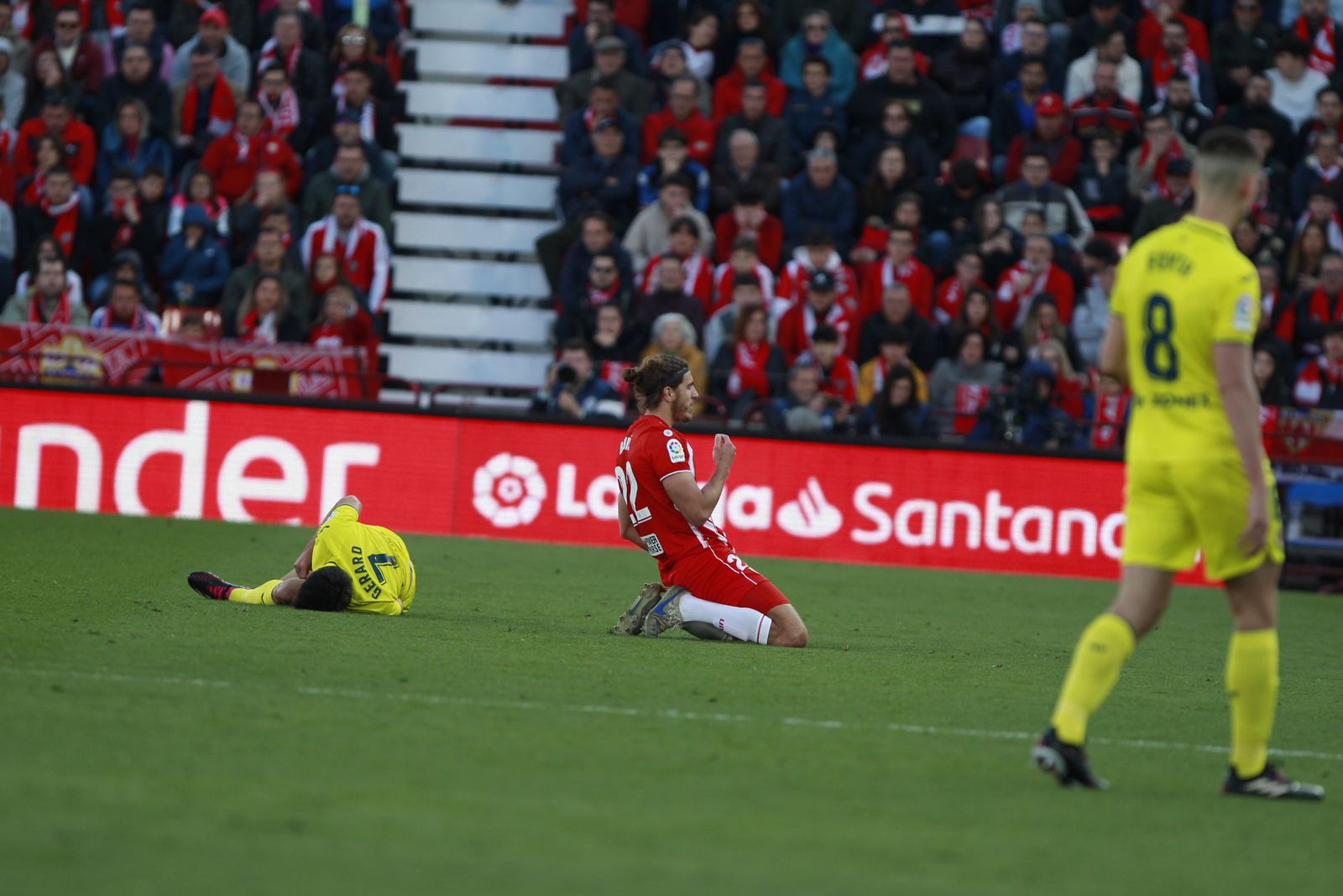 Imágenes de la derrota de la U.D. Almería ante el Villarreal por 0 a 2
