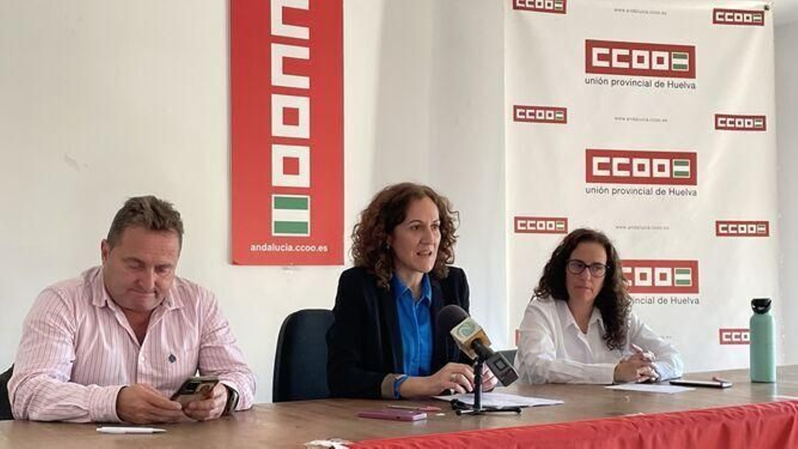Rueda de prensa de CCOO.