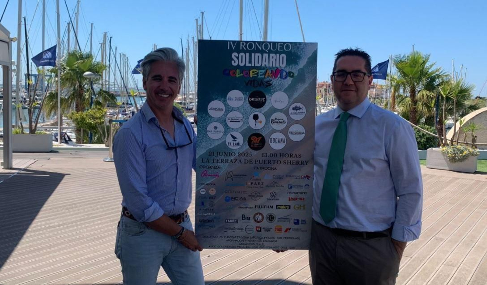 Presentación del nuevo Ronqueo Solidario con Fernando Quirós y José Ramón Paramio.