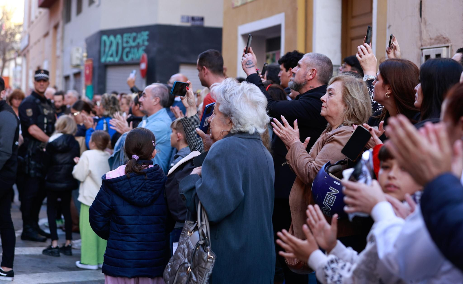 La Piedad en su procesión del Viernes Santo en Málaga, en fotos