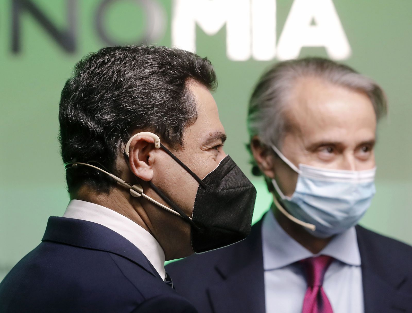 Juanma Moreno, este viernes en el Círculo de Economía de Barcelona.