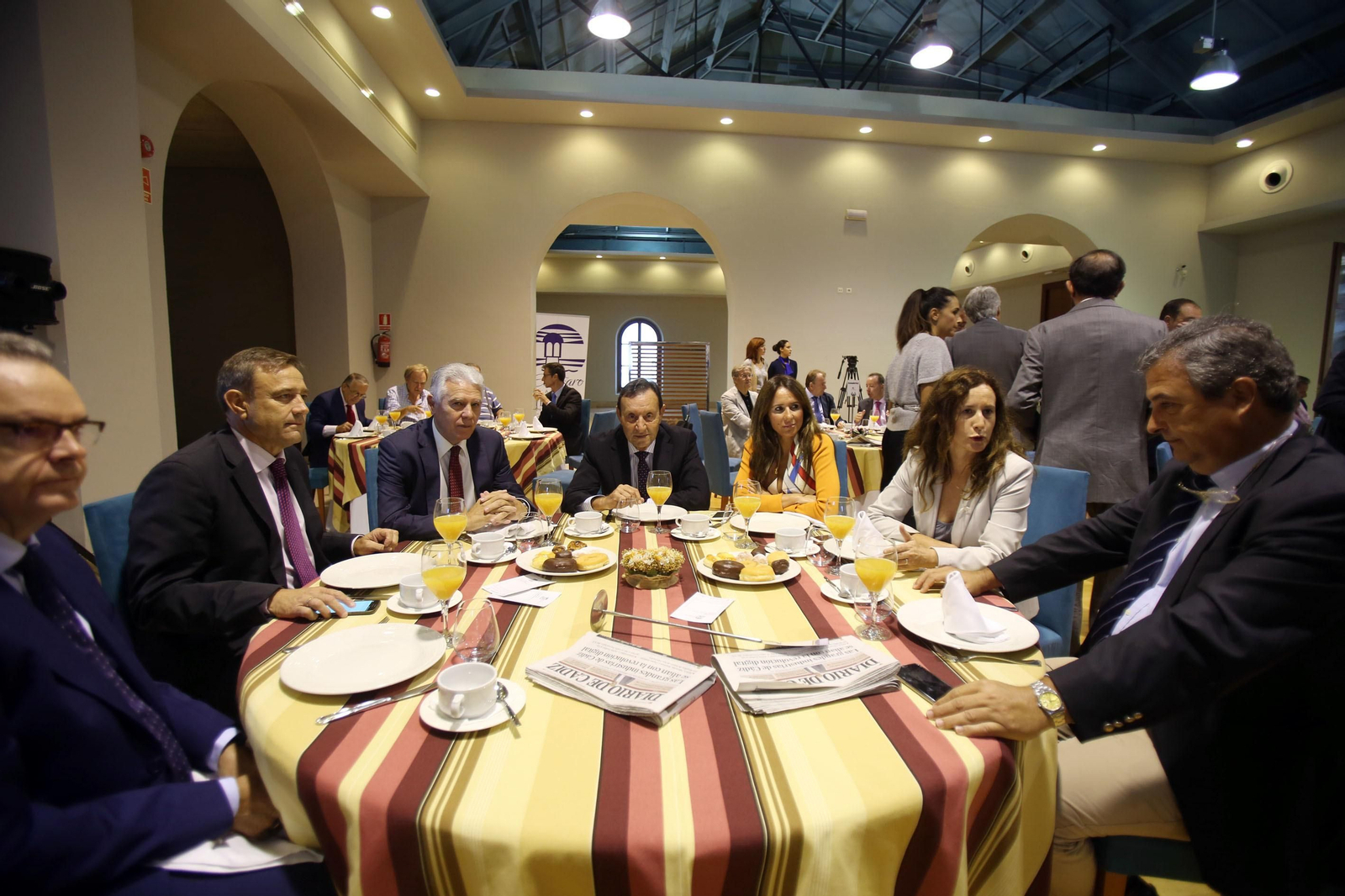 Agustín Romero, Alfonso Rodríguez, Francisco Menacho, Juan Expósito, Gema Pérez, Remedios Palma y Juan Fernández de Mesa.