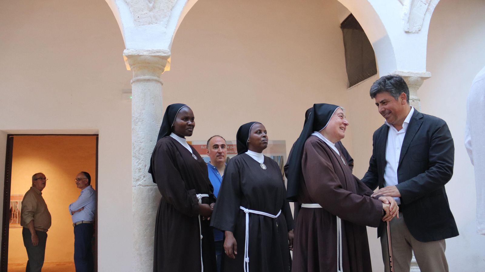 Sor María Jesús Blanco y Rafael Lamas