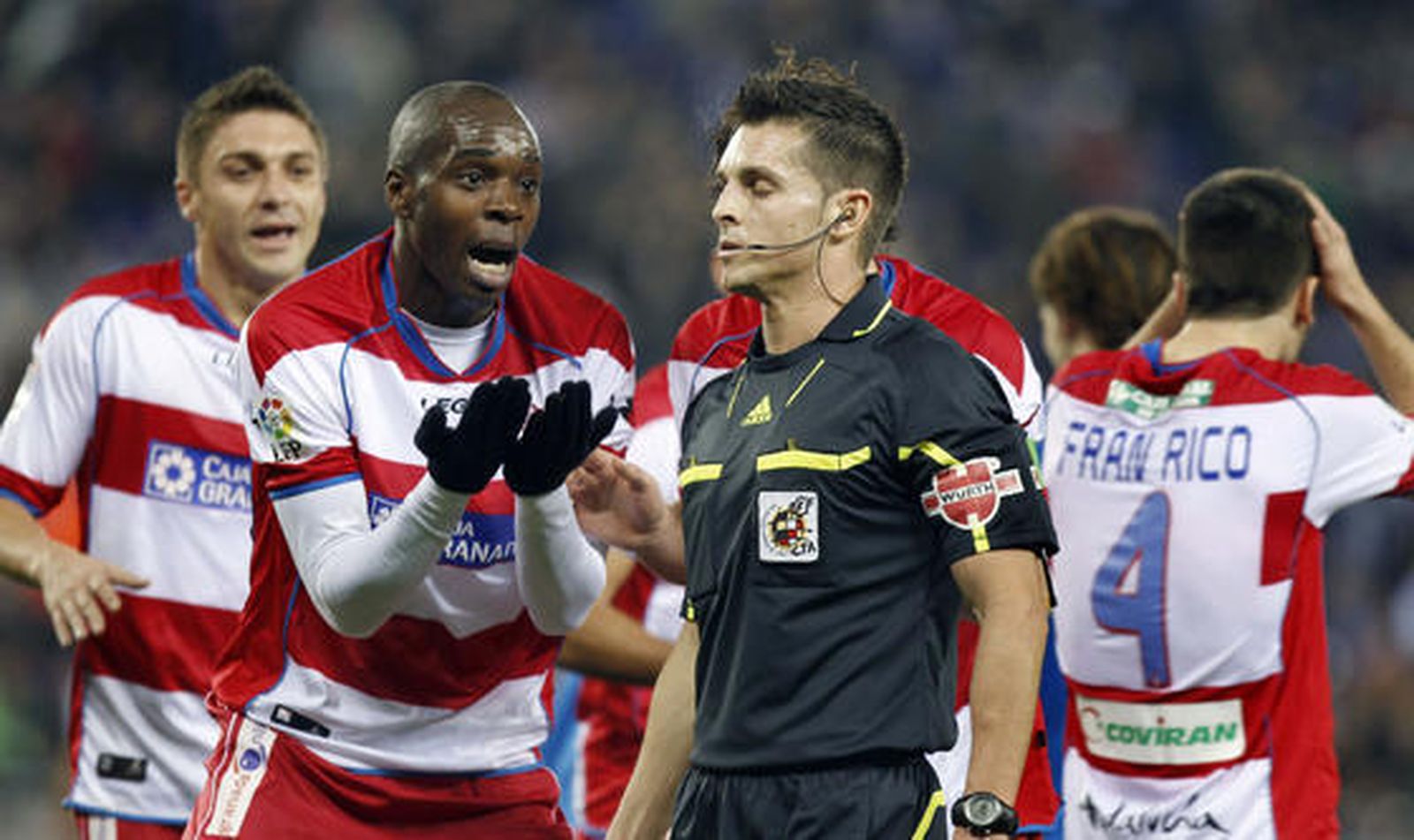 El Granada pierde con contundencia ante el Espanyol en Cornella El Prat(3-0). / EFE