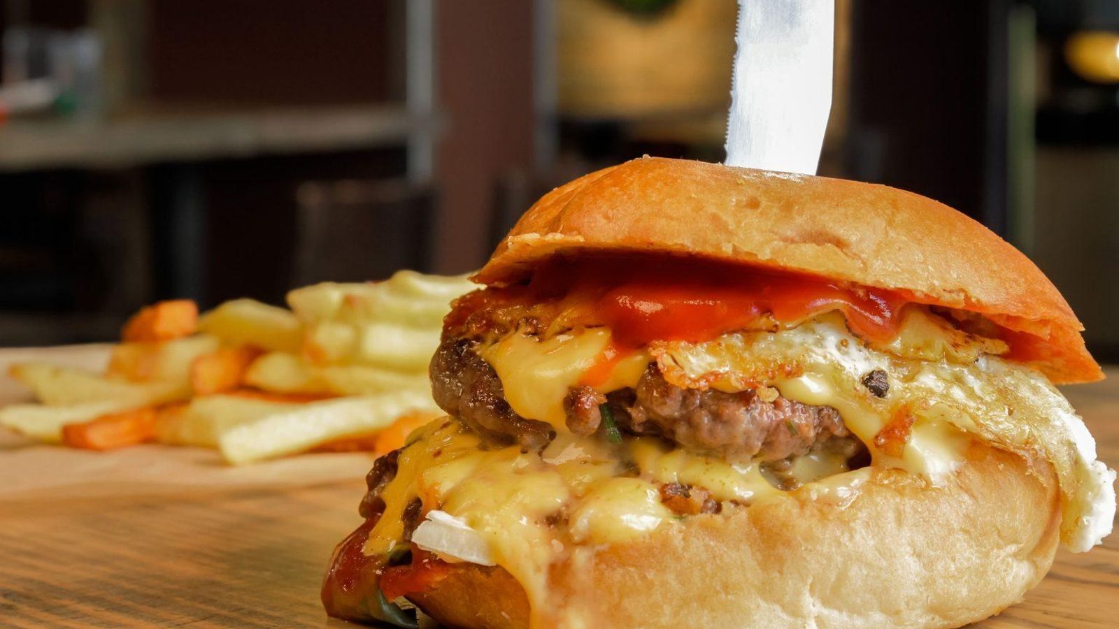 Hamburguesa en Salvaje & Lobster