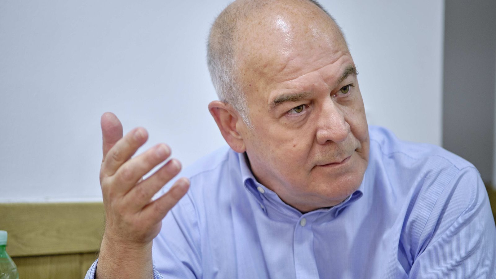 Paco Marente, durante la entrevista con este diario que tuvo lugar en el restaurante Garum.