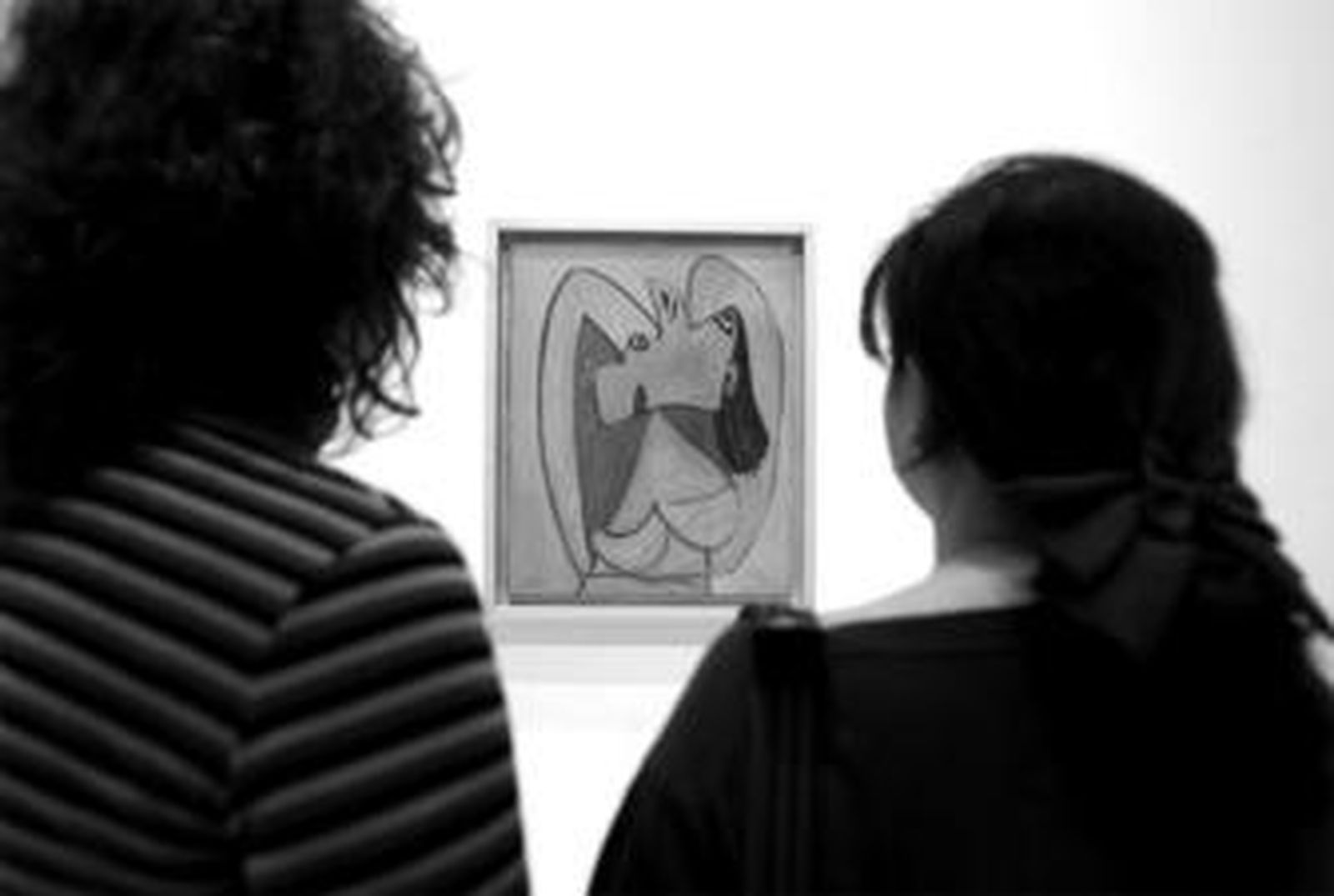 'Busto de mujer con los brazos cruzados detrás de la cabeza' (1939), en el Museo Picasso Málaga.