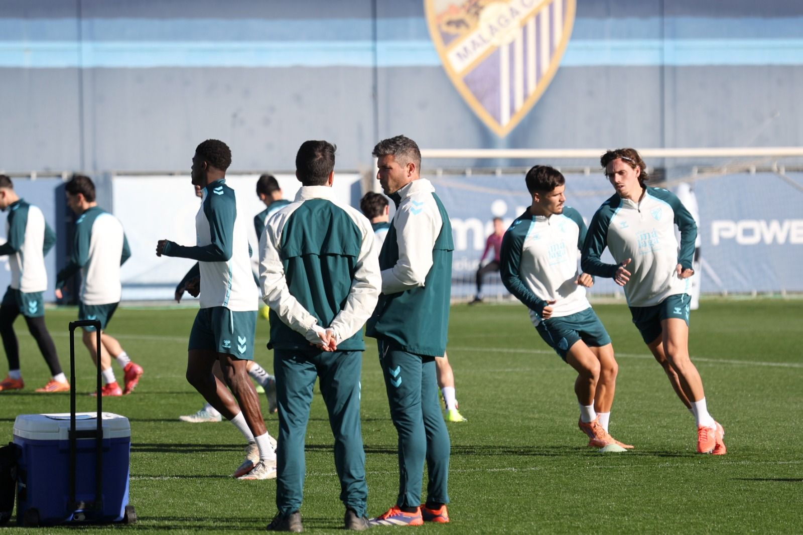 Entrenamiento Málaga CF: Carlos Puga y Haitam, bajas inesperadas