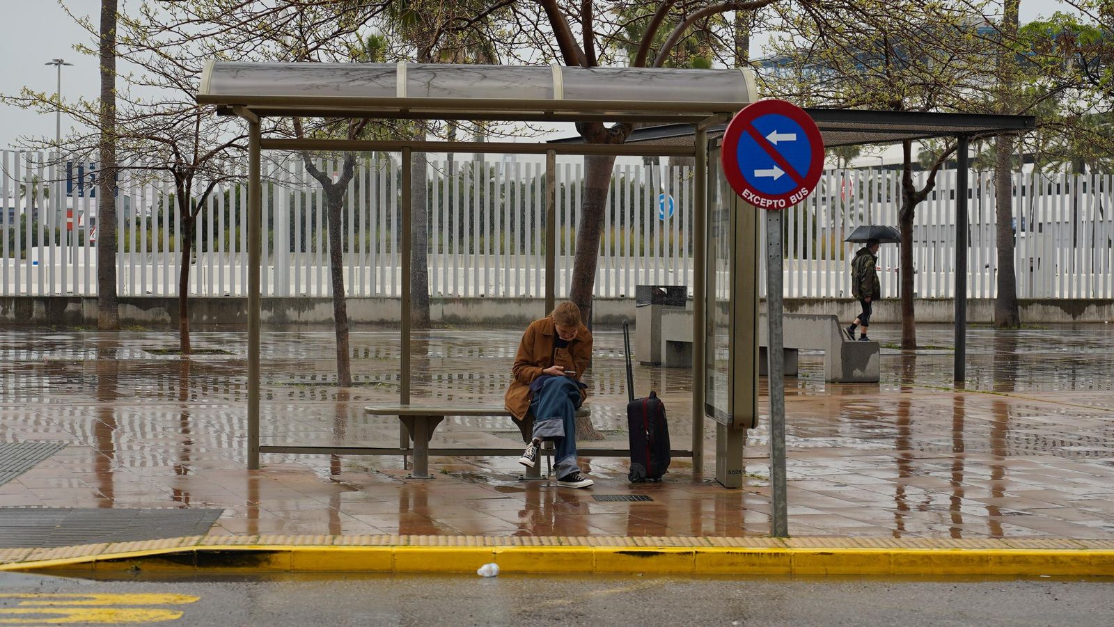 Llueve sobre mojado: Fotos de la borrasca Martinho a su paso por Algeciras