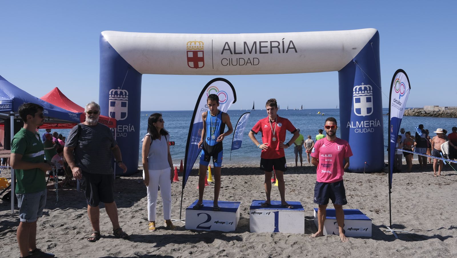 Imágenes de la travesía a nado de la Feria de Almería 2022