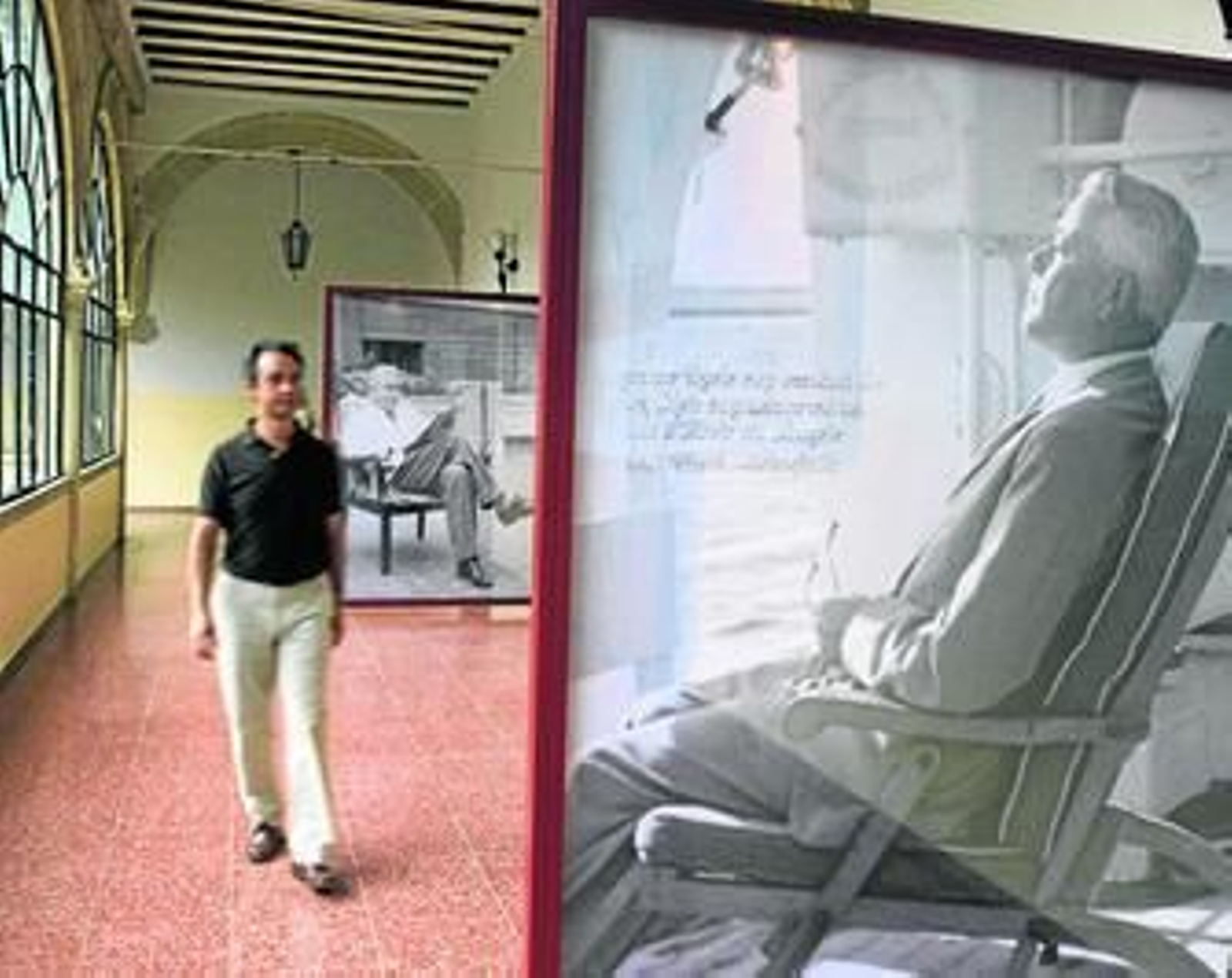 La exposición sobre el centenario del historiador, el pasado junio en Baeza, donde trabajó Vicens Vives.