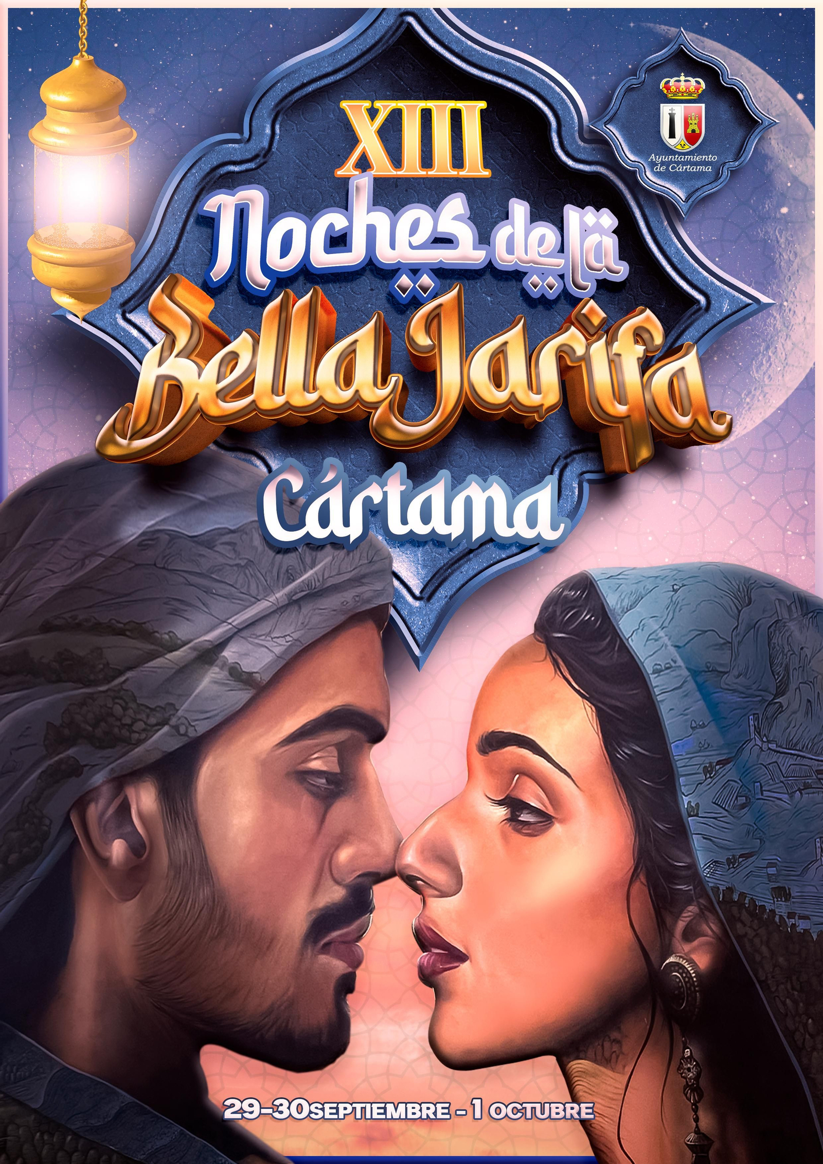 Cartel promocional de las Noches de la Bella Jarifa.