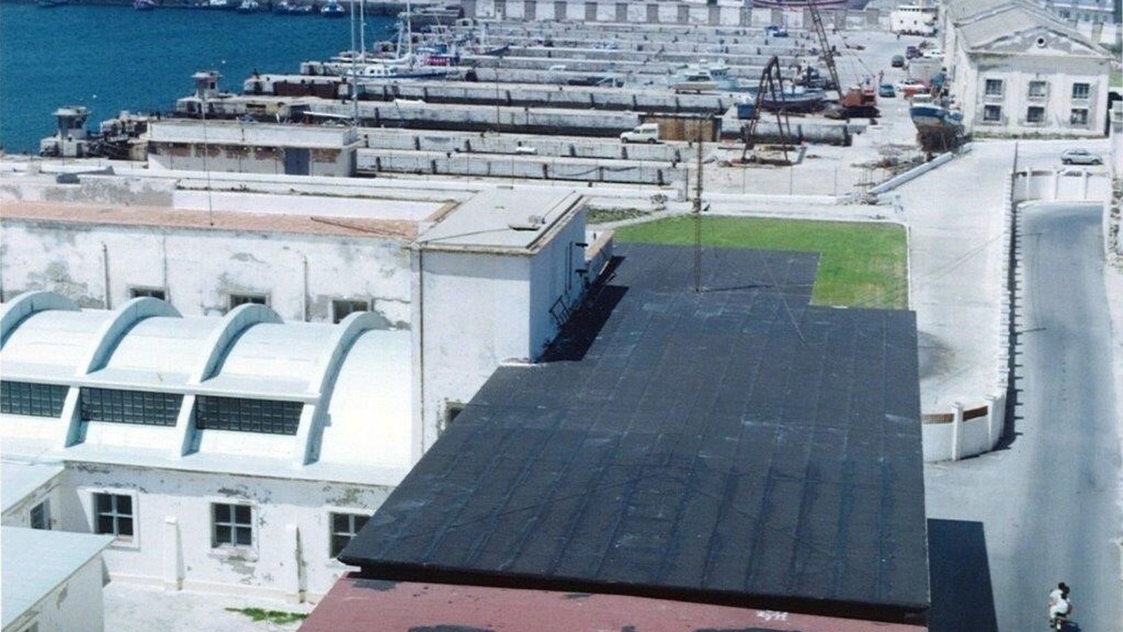 Puerto de Tarifa a finales del siglo XX.