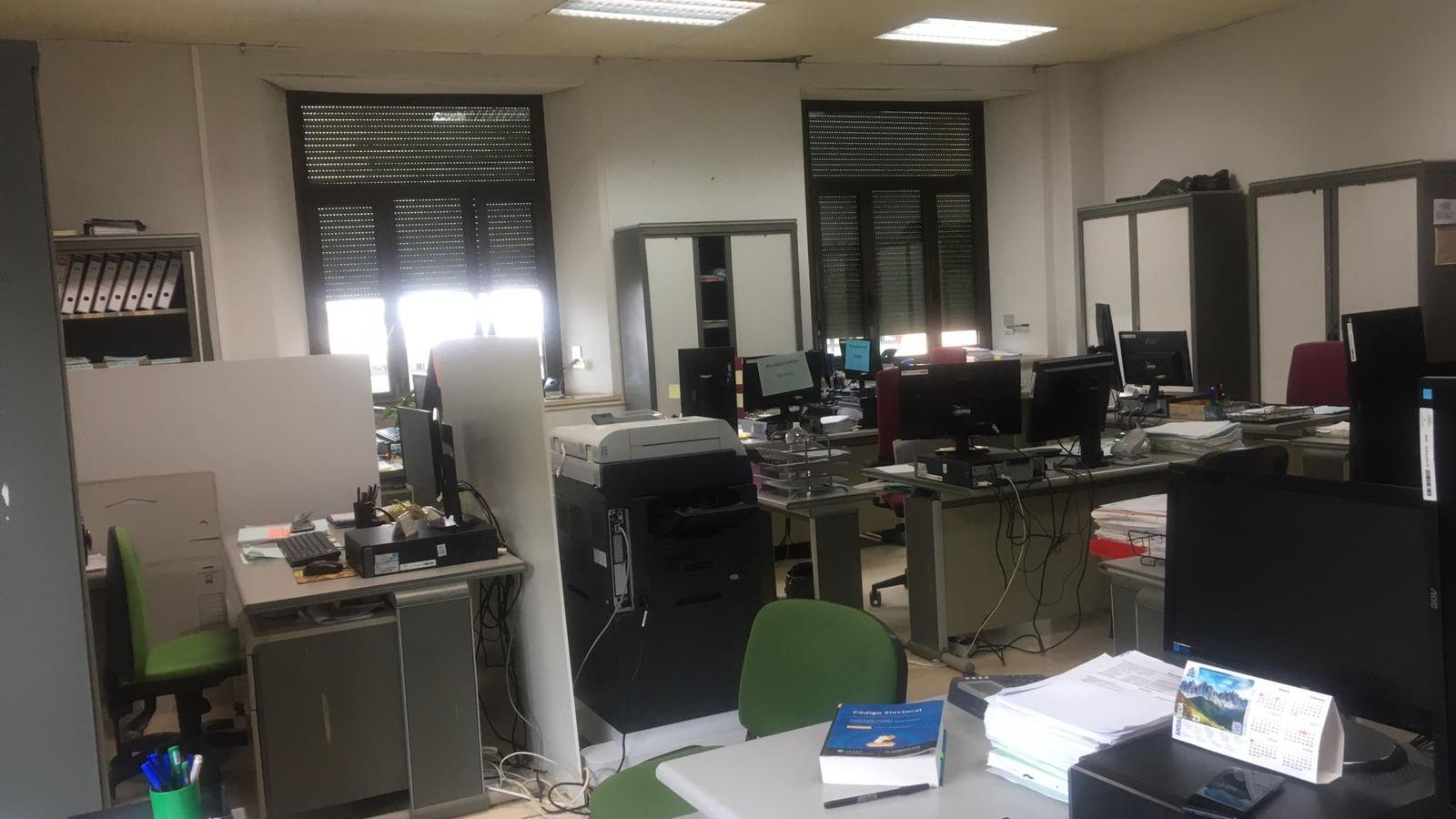 Una de las oficinas de la Audiencia Provincial.