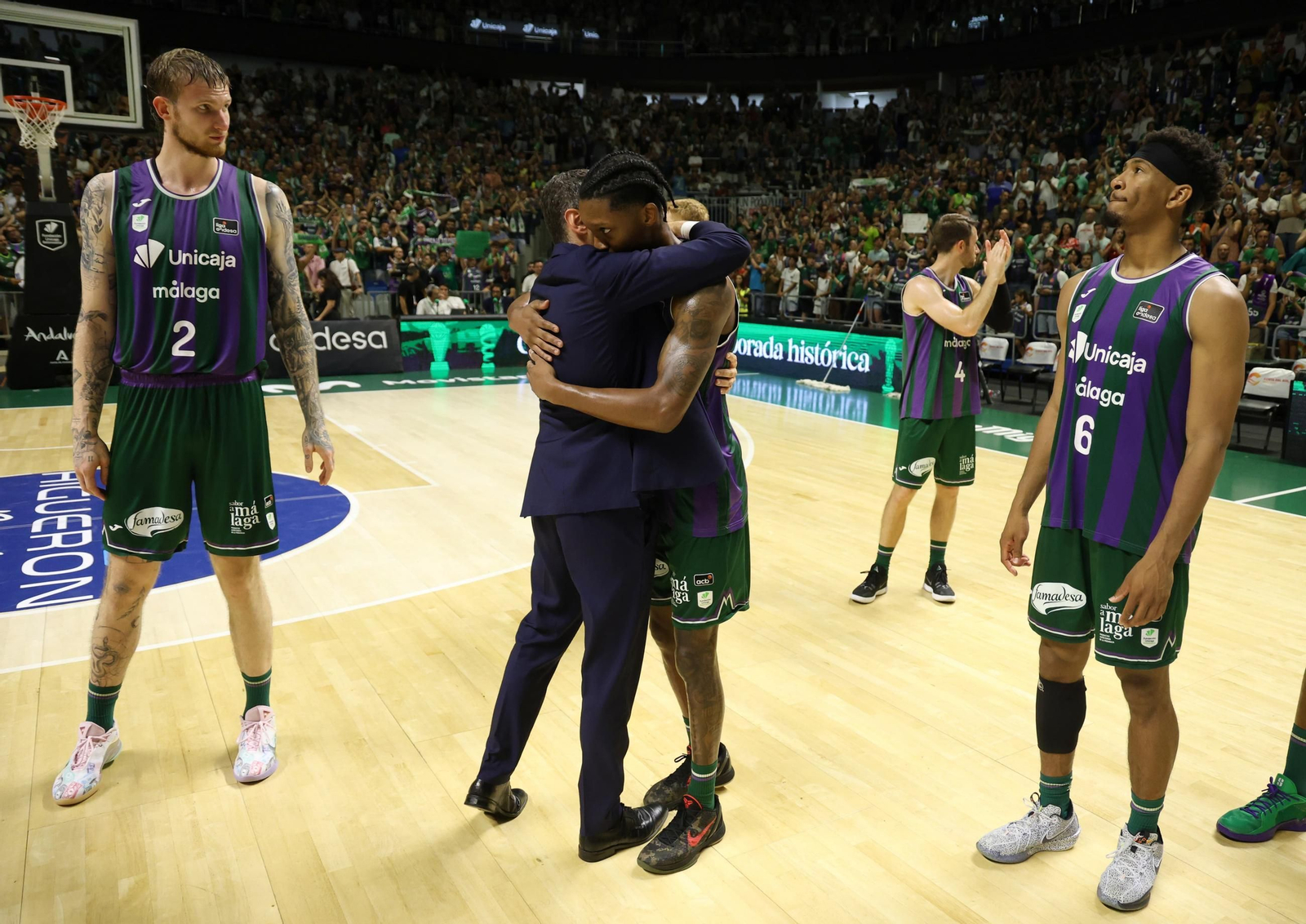 El Unicaja-Real Madrid, en fotos