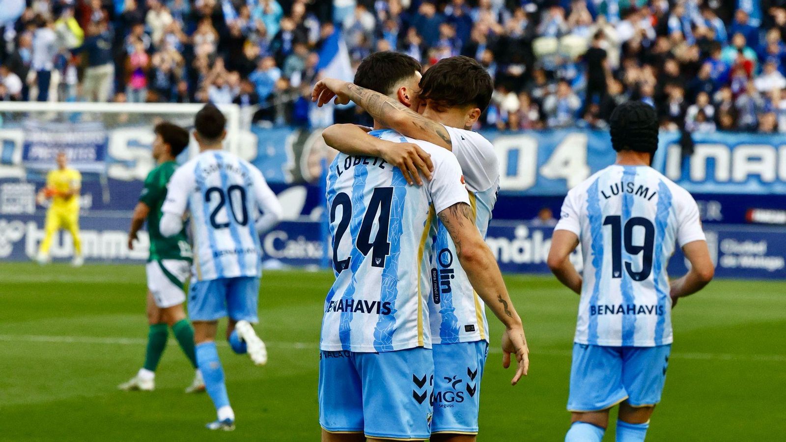 El Málaga CF-Racing de Ferrol, en fotos