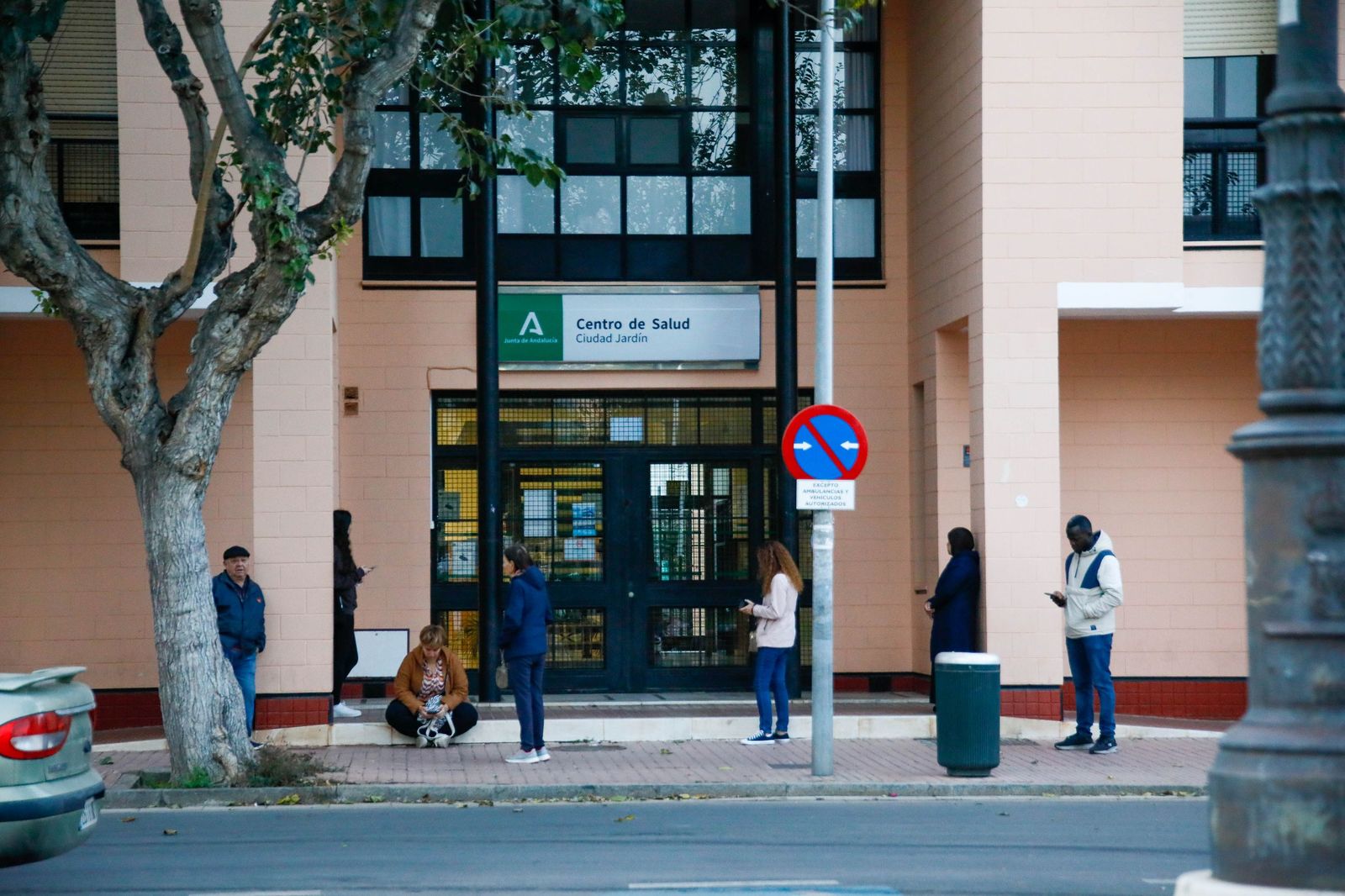 Centro de Salud de Ciudad Jardín, en Almería capital, donde el seguimiento ha alcanzando el 50%