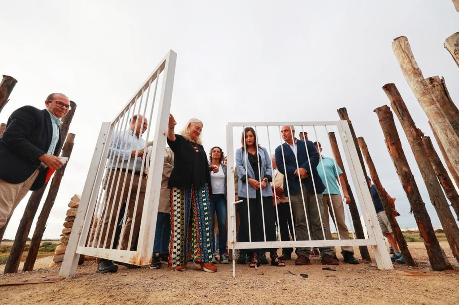 Inauguración del nuevo sendero entre San Fernando y Chiclana
