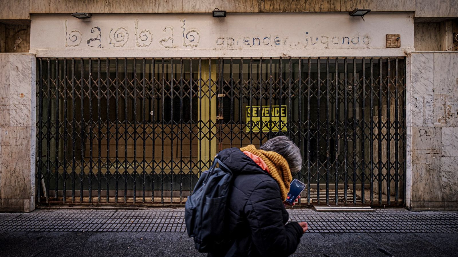 Uno de los locales vacíos en José del Toro.
