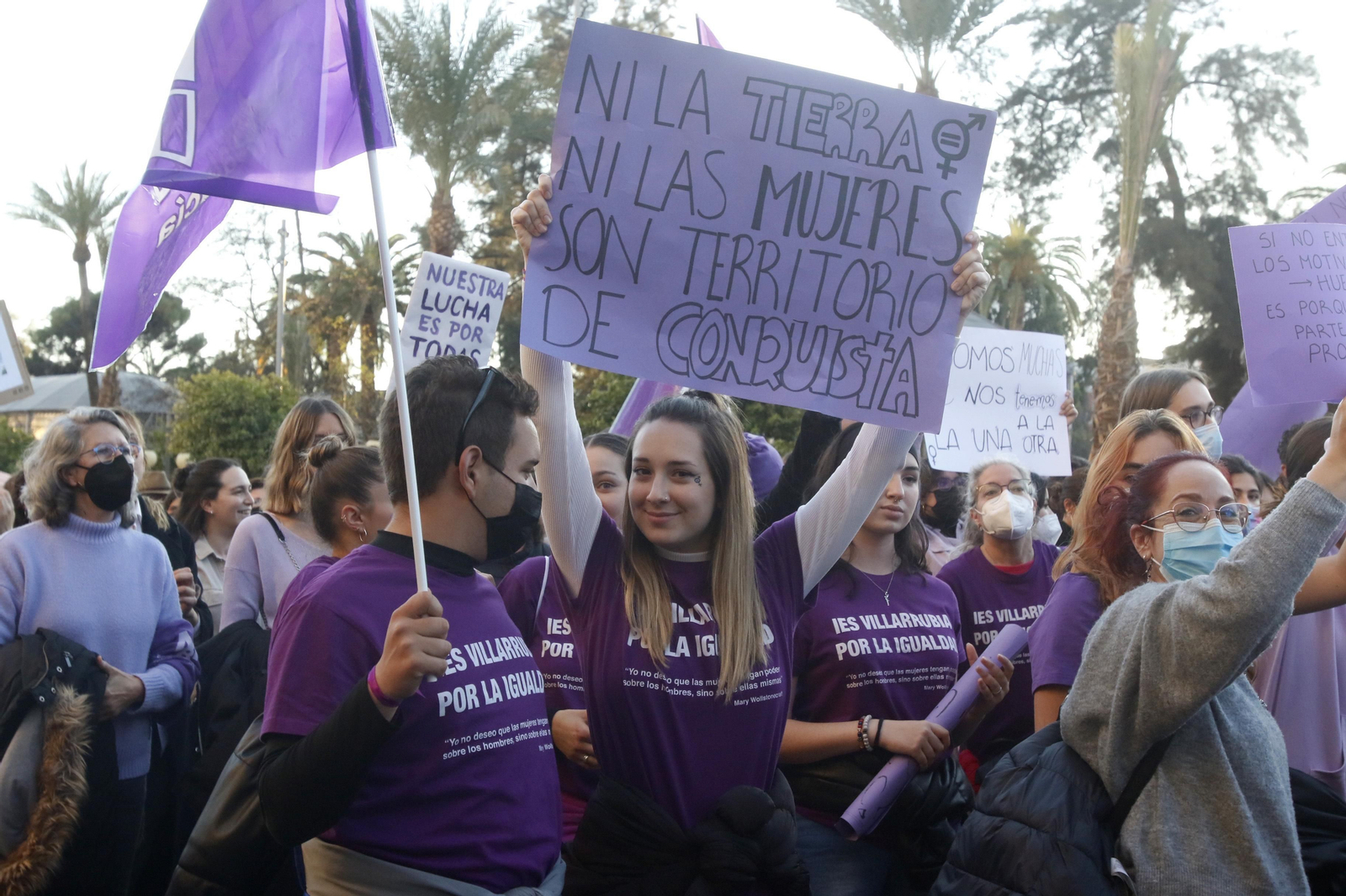 La manifestación del 8M en Córdoba, en fotografías