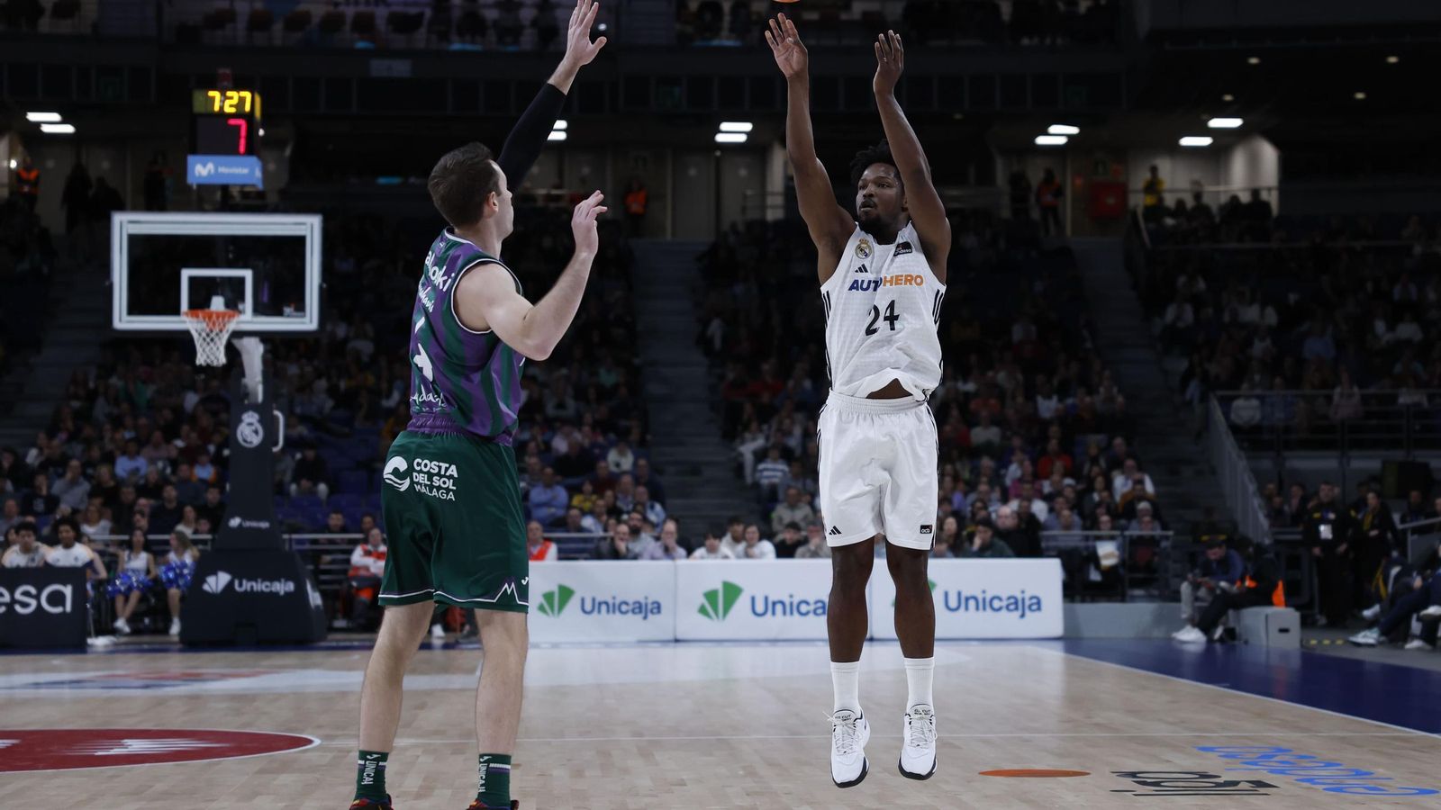 El Real Madrid-Unicaja, en fotos