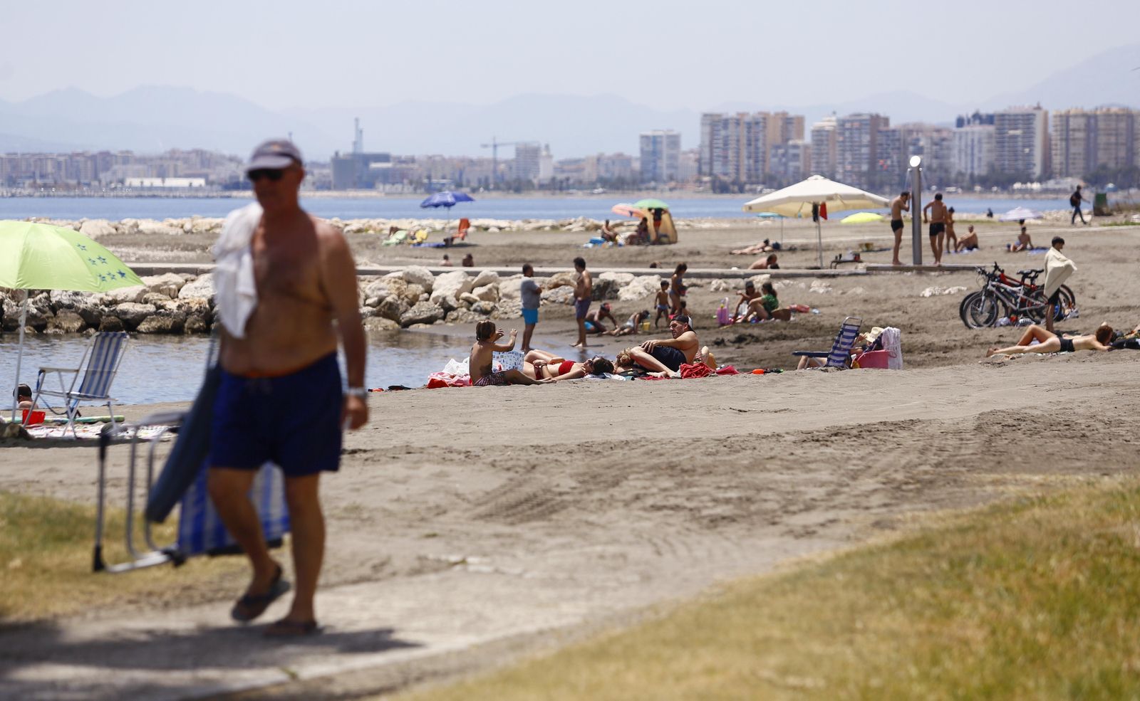 Fotos de Pedregalejo, en Málaga, en el arranque de la fase 2