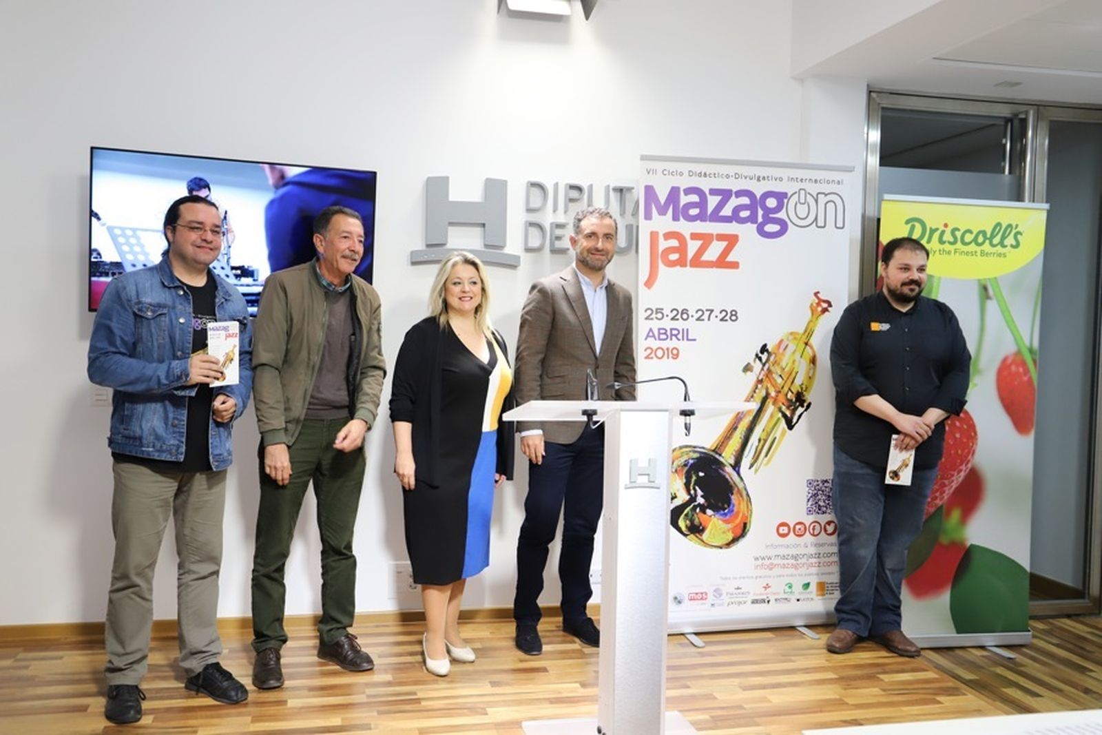 Presentación de Mazagón Jazz en la Diputación de Huelva