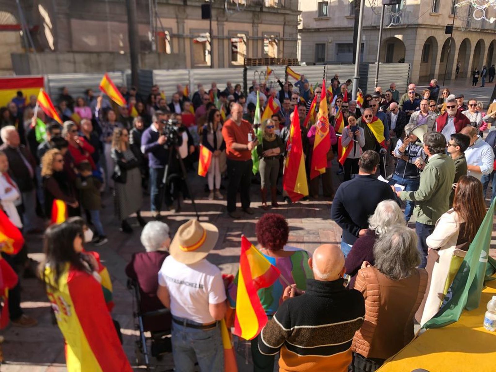 Concentración en la Plaza de la Constitución.