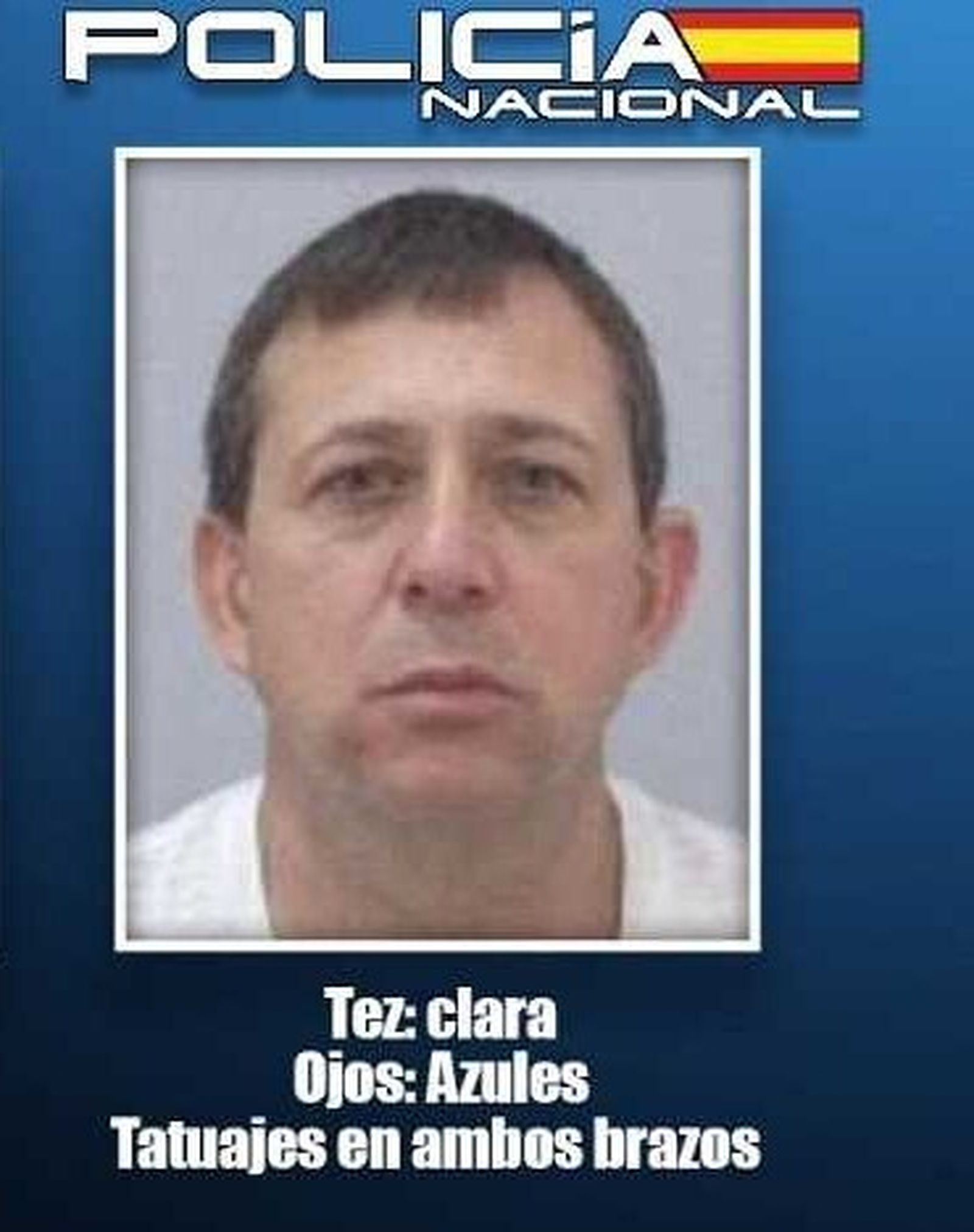 Nikolay Shterev Kurkuchev: De 53 años de edad, es buscado como el presunto líder de una organización de carácter internacional dedicada al tráfico de grandes cantidades de sustancias estupefacientes a través de contenedores desde Sudamérica hasta Europa, en una organización perfectamente estructurada e integrada por individuos, principalmente colombianos, búlgaros y españoles.
