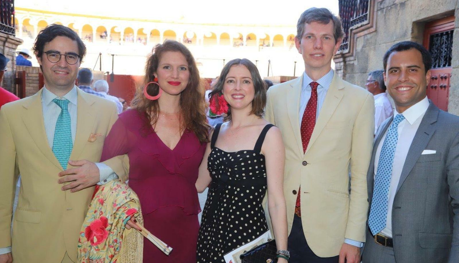 Félix Moreno de la Cova, Cristina Moreno de la Cova, Carmen Moreno de la Cova, Álvaro Salinas y Héctor Moreno