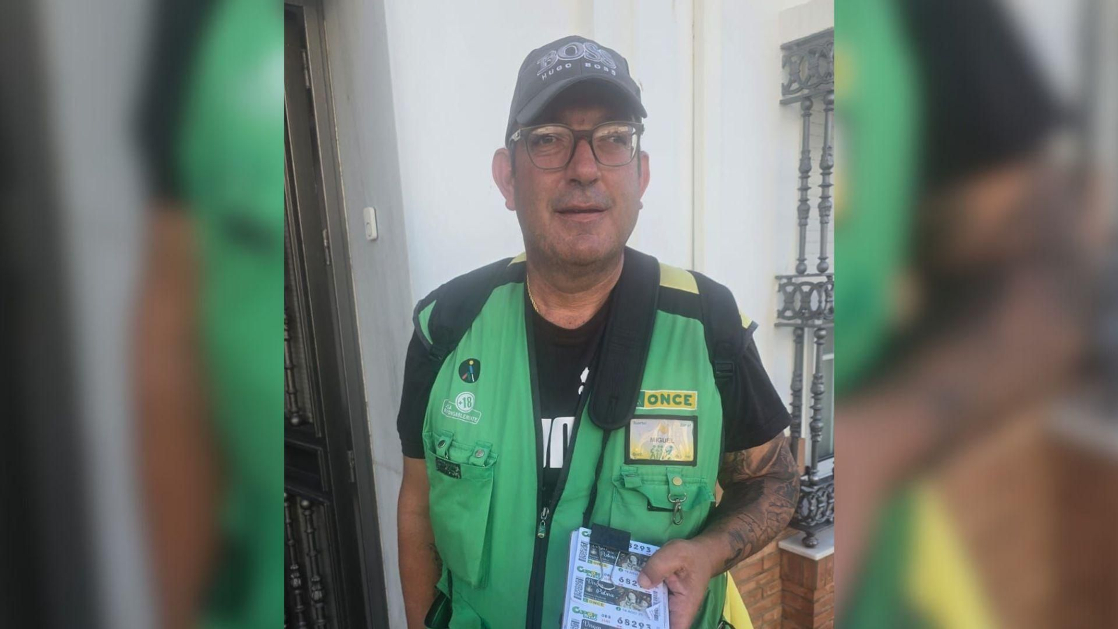Miguel Cayuela, el vendedor del cupón agraciado.