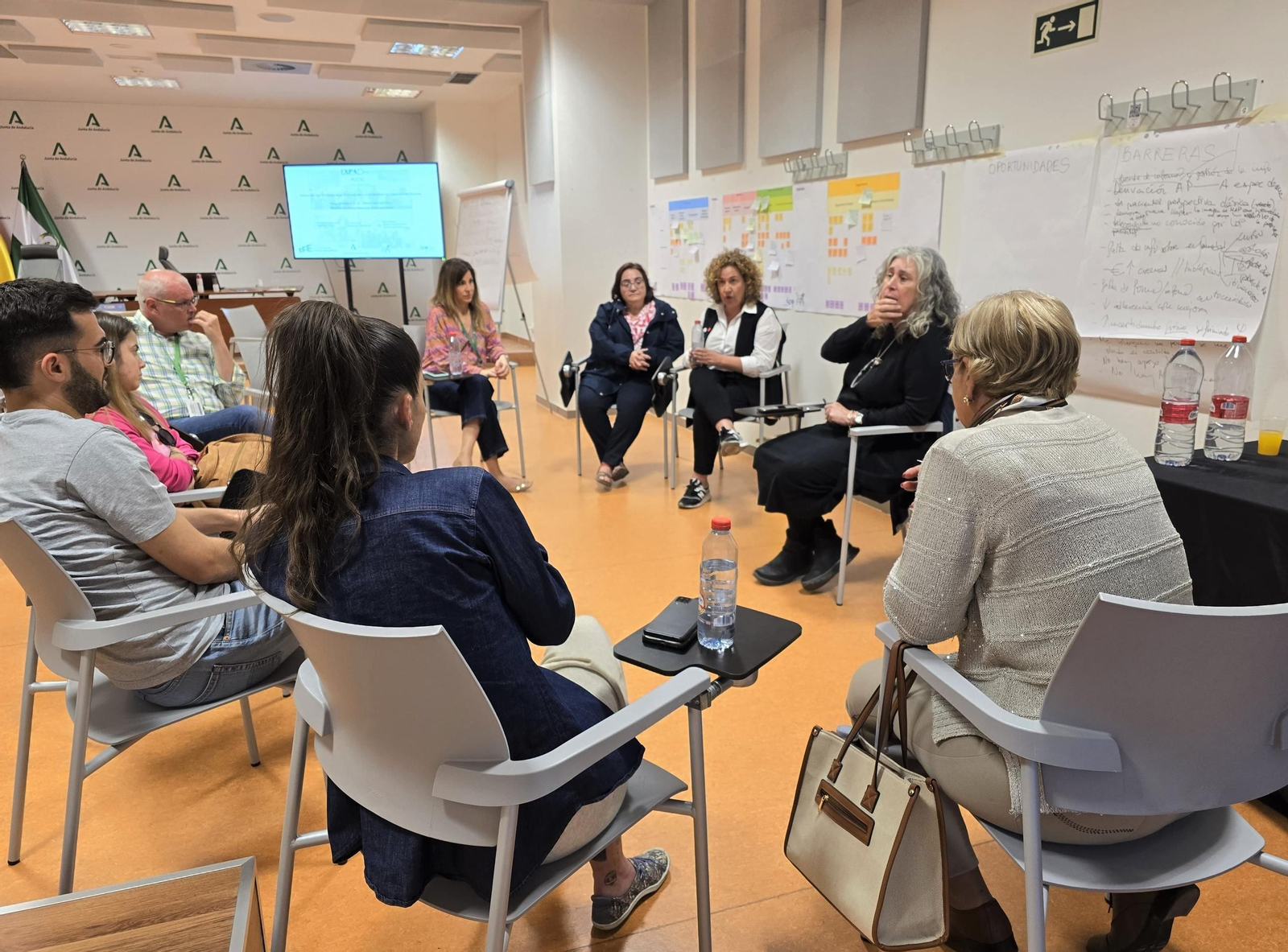 Imagen de una de las reuniones del grupo Expaderm Imagen de una de las reuniones del grupo Expaderm