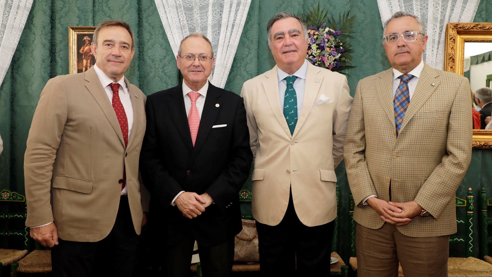 Alfonso Rodríguez Castillo, Andrés Martín, José Ramón Estévez y Luis Ortega.
