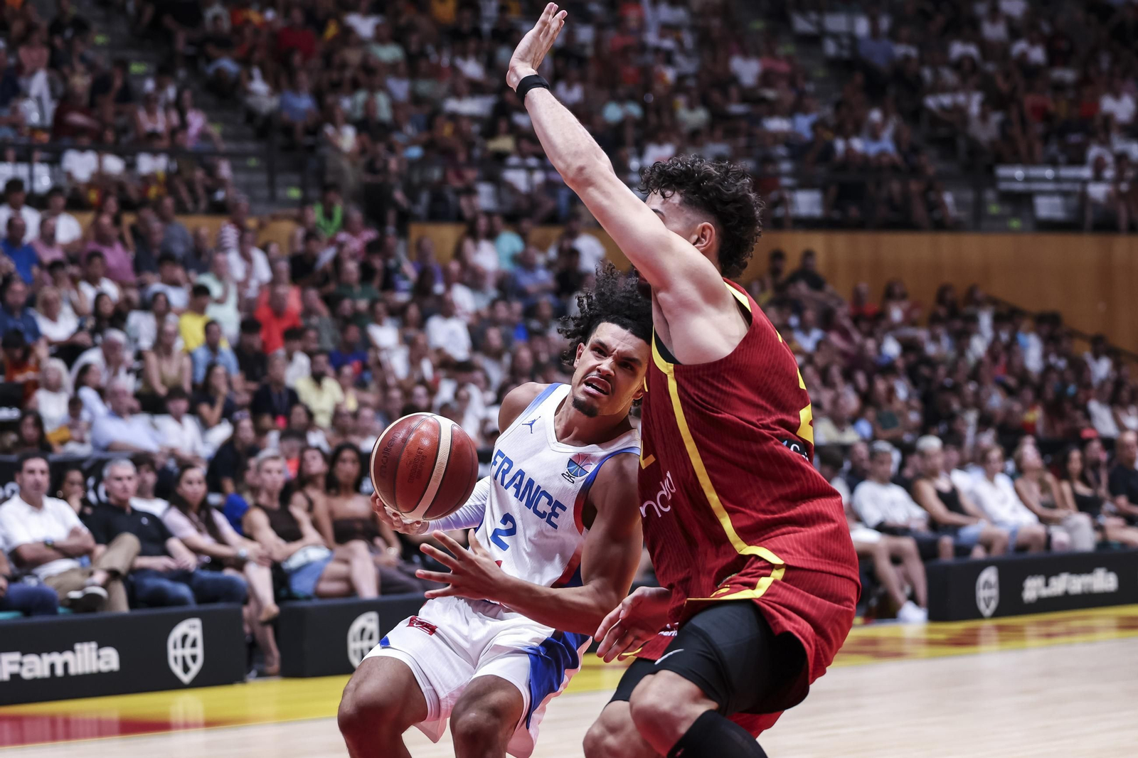 Las fotos del España - Francia de baloncesto