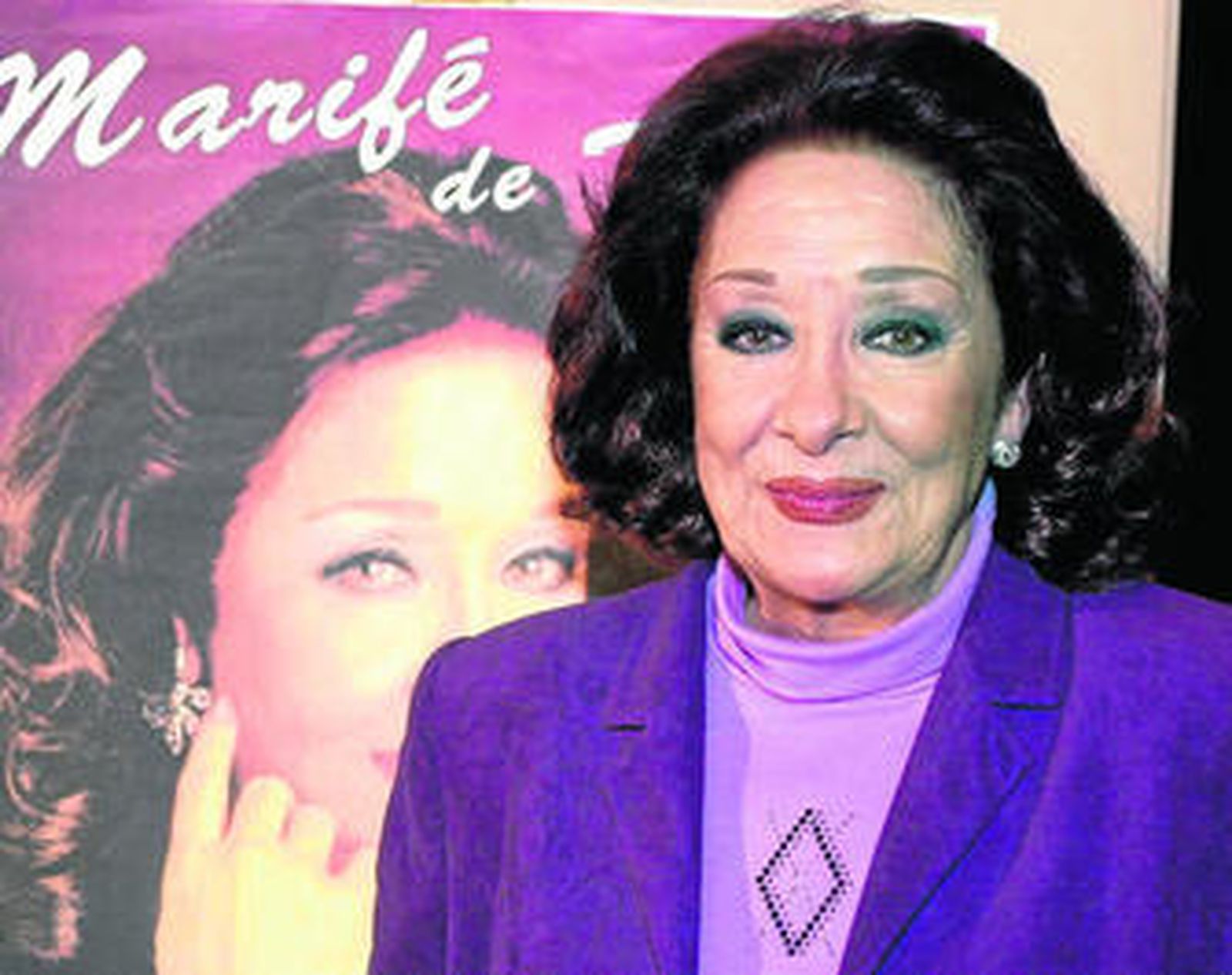 Marifé de Triana, una de las grandes de la copla, que en su infancia paso algunas temporadas en Fines.