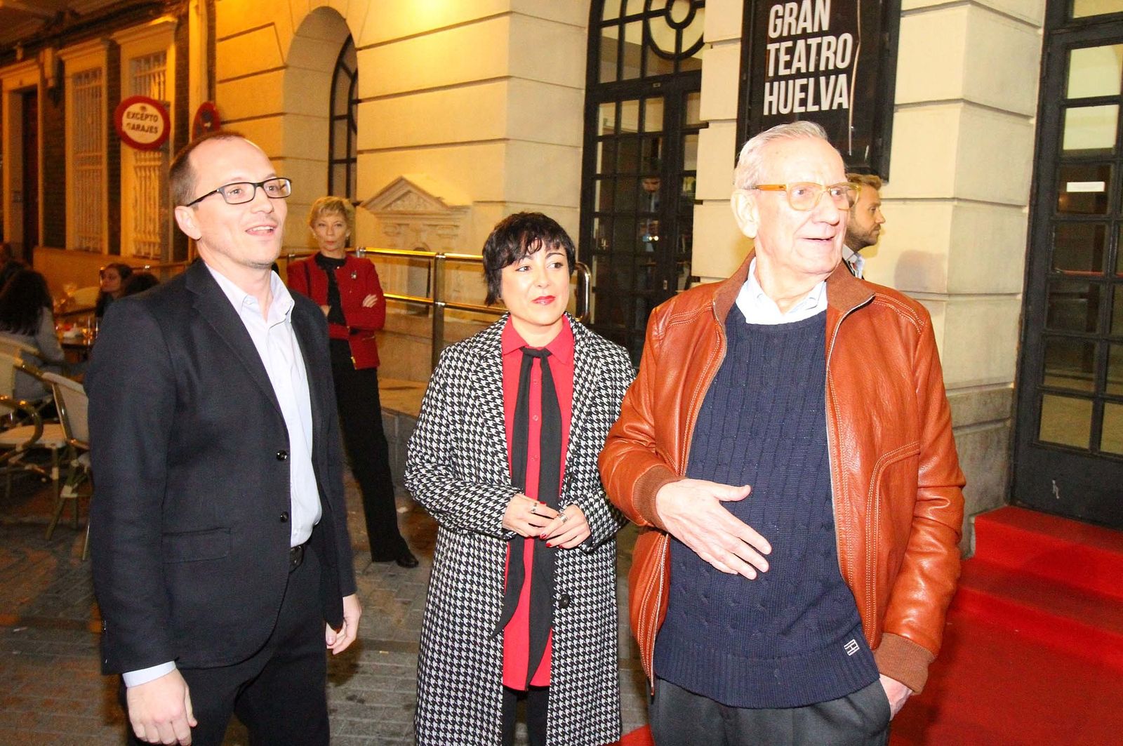 Imágenes de la entrega del premio Ciudad de Huelva a Darío Grandinetti.